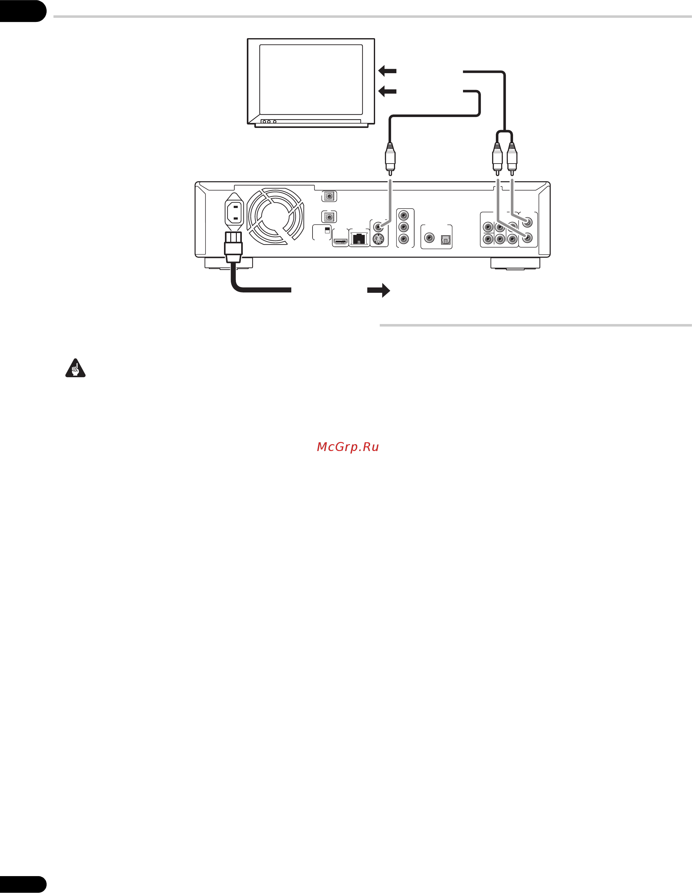 Pioneer BDP-LX70 A [10/64] Использование видеовыходов других типов