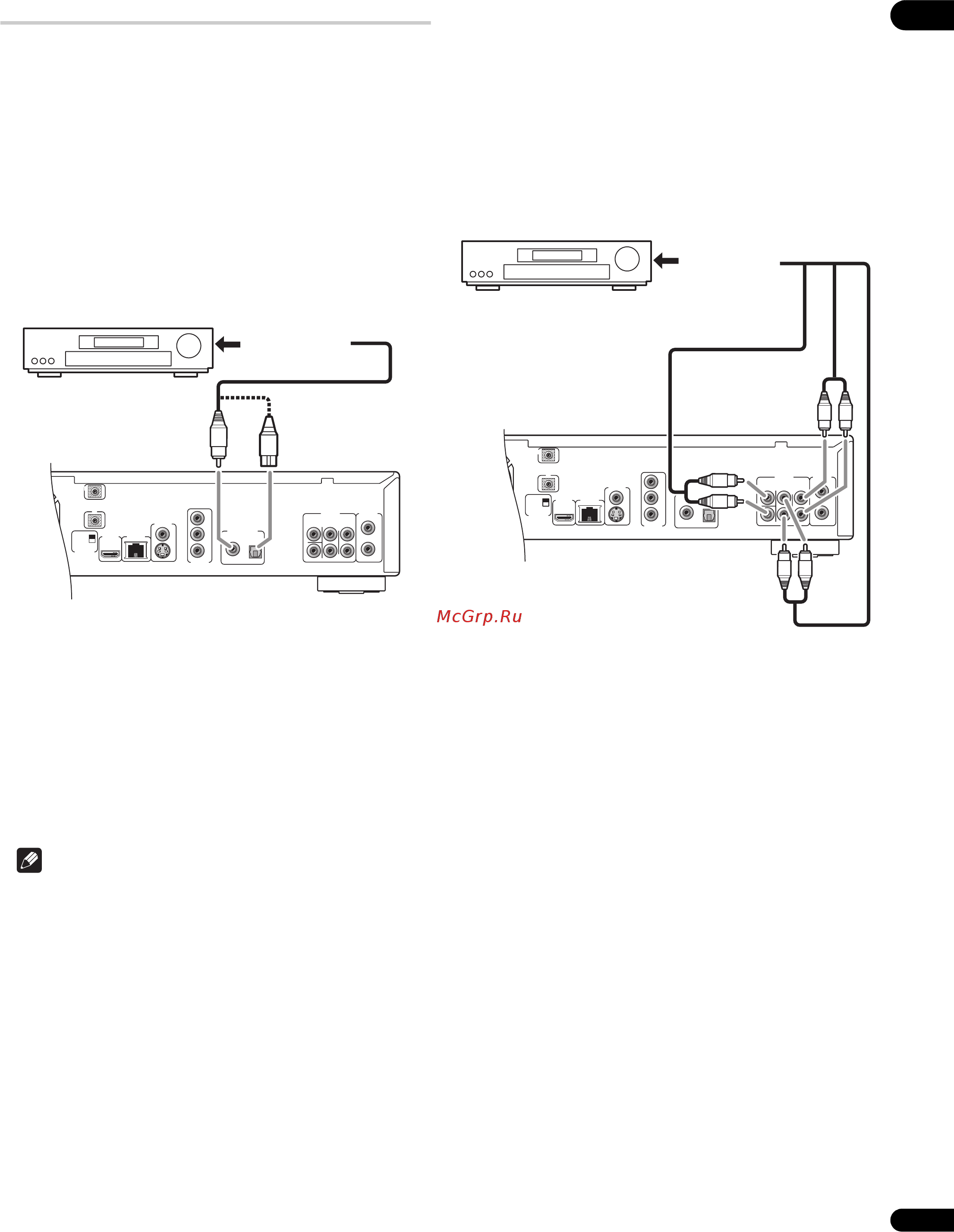 Pioneer BDP-LX70 A [13/64] Подключение для окружающего звучания