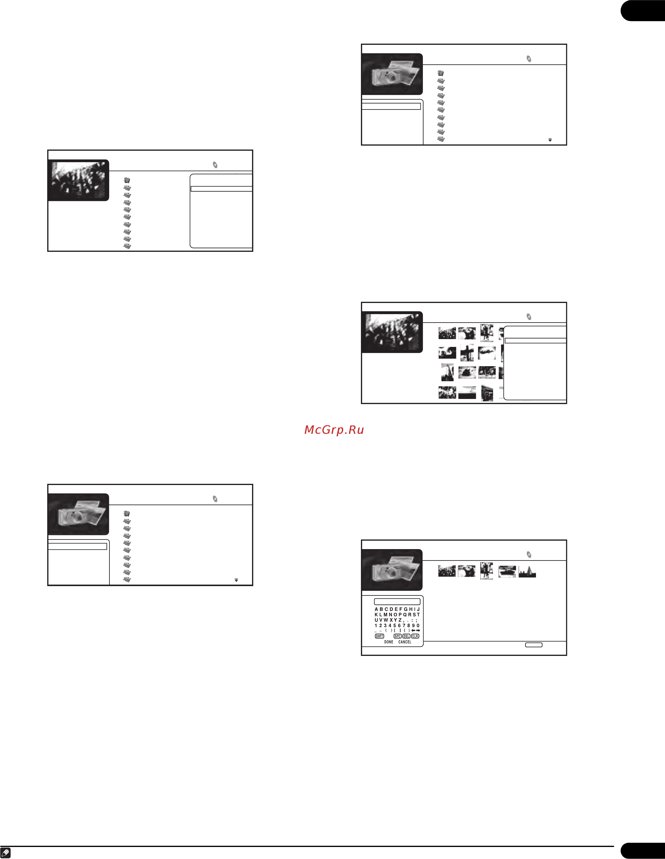 Pioneer BDP-LX70 A [27/64] Отображение меню photo options