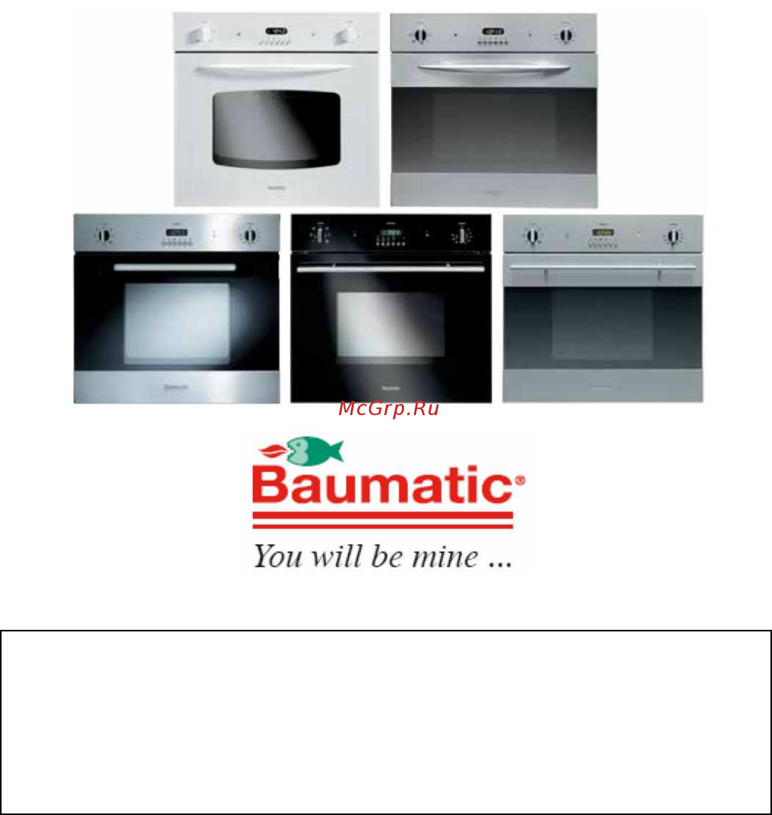 Baumatic B187BL-B Инструкция по эксплуатации онлайн [4/29] 245220