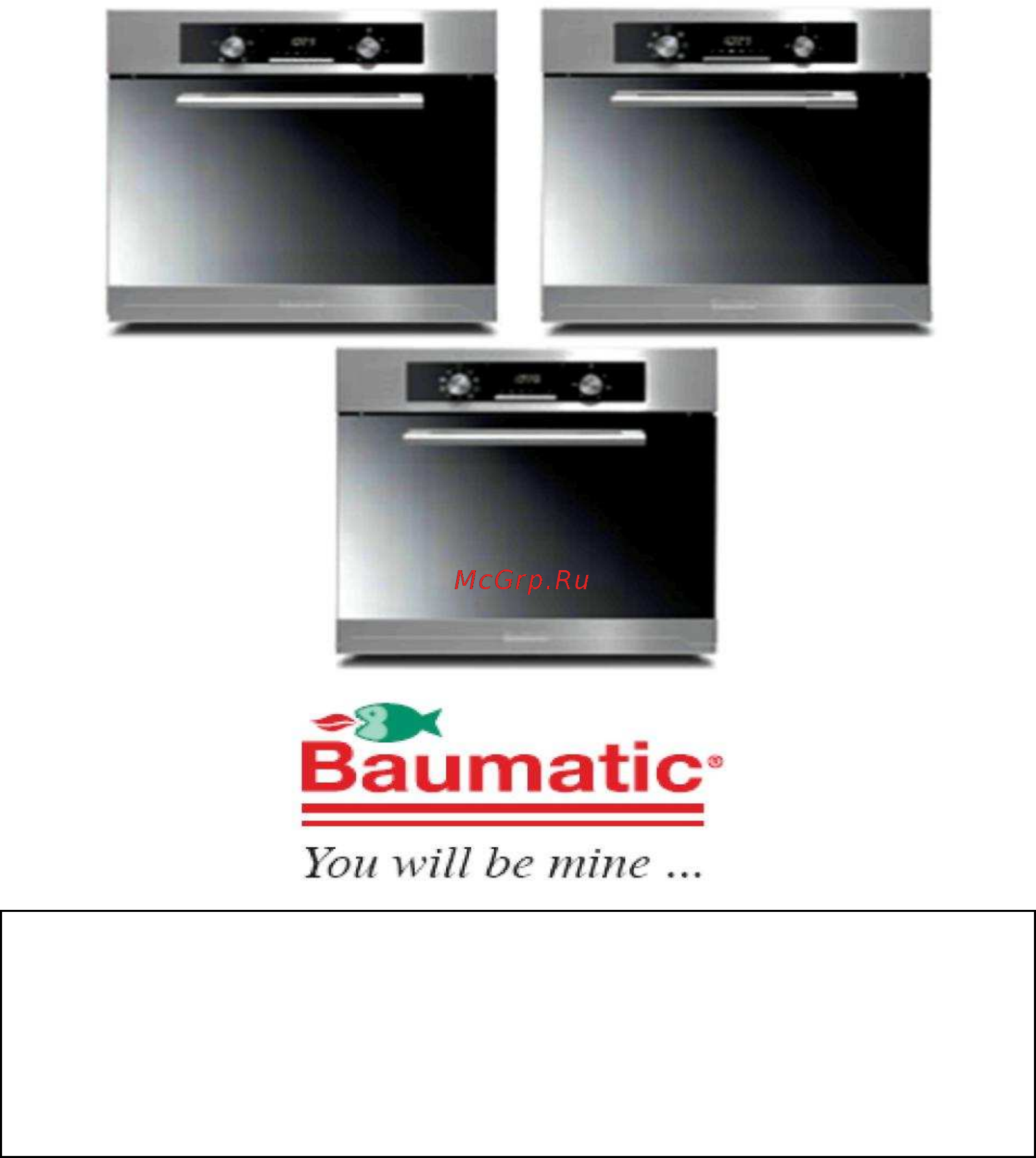 Baumatic P620SS Инструкция по эксплуатации онлайн [4/29] 245221