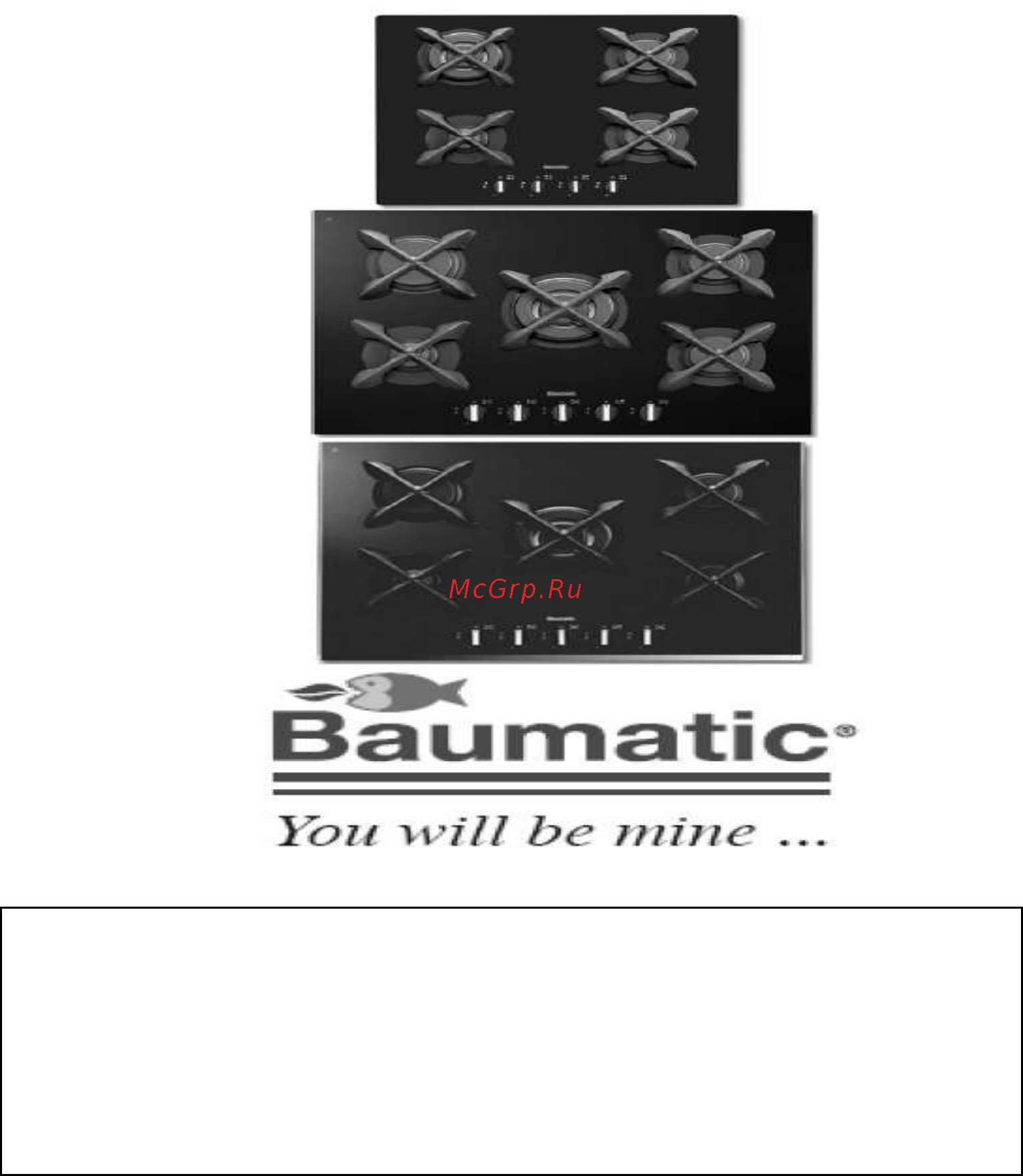 Baumatic B72TCBL Инструкция по эксплуатации онлайн [4/23] 245235