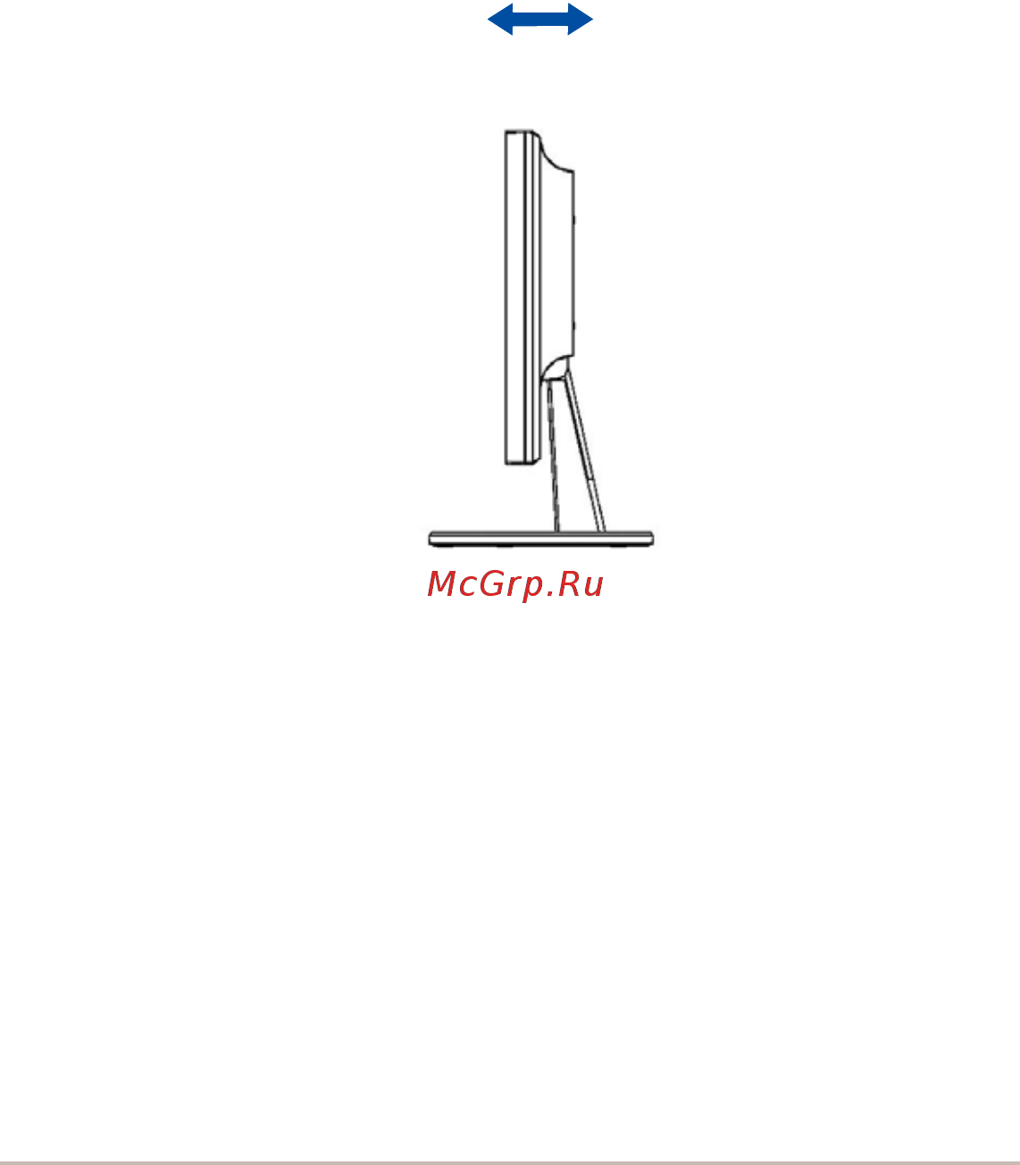 Asus VB171D [11/18] Регулировка монитора
