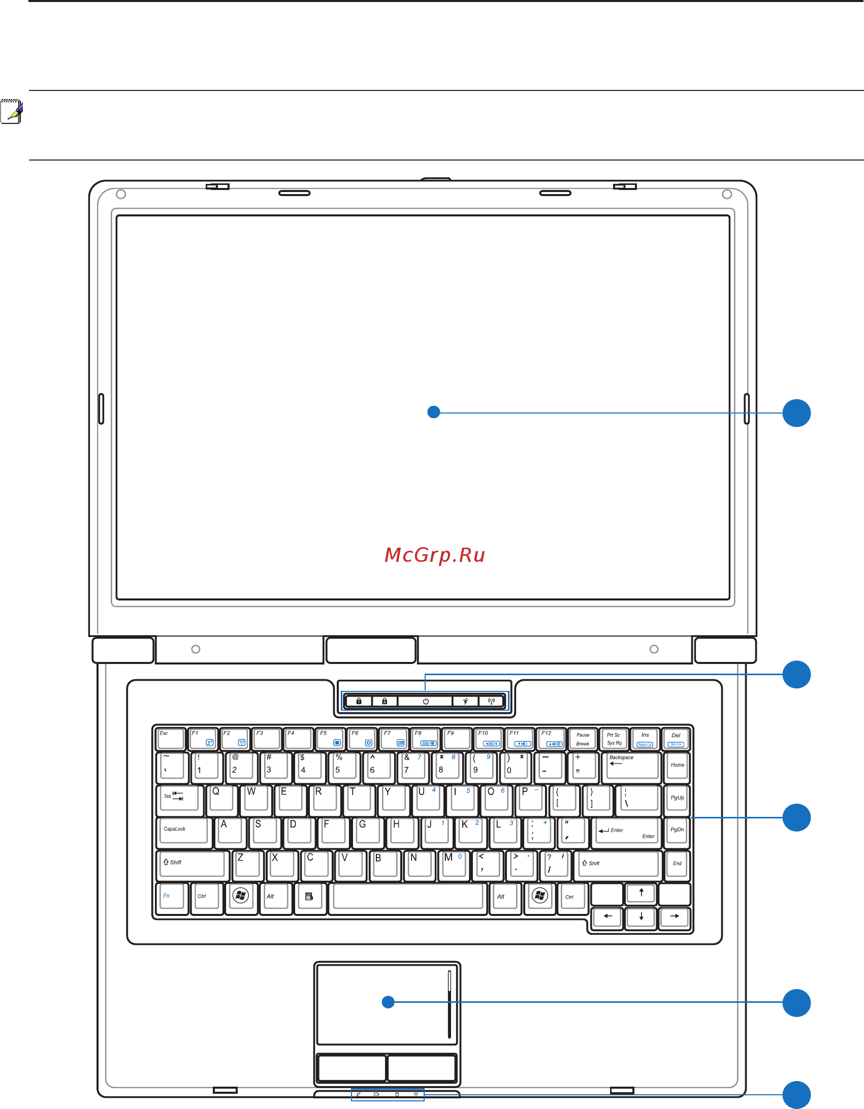 Asus X51H CM530 [12/80] Верхняя сторона