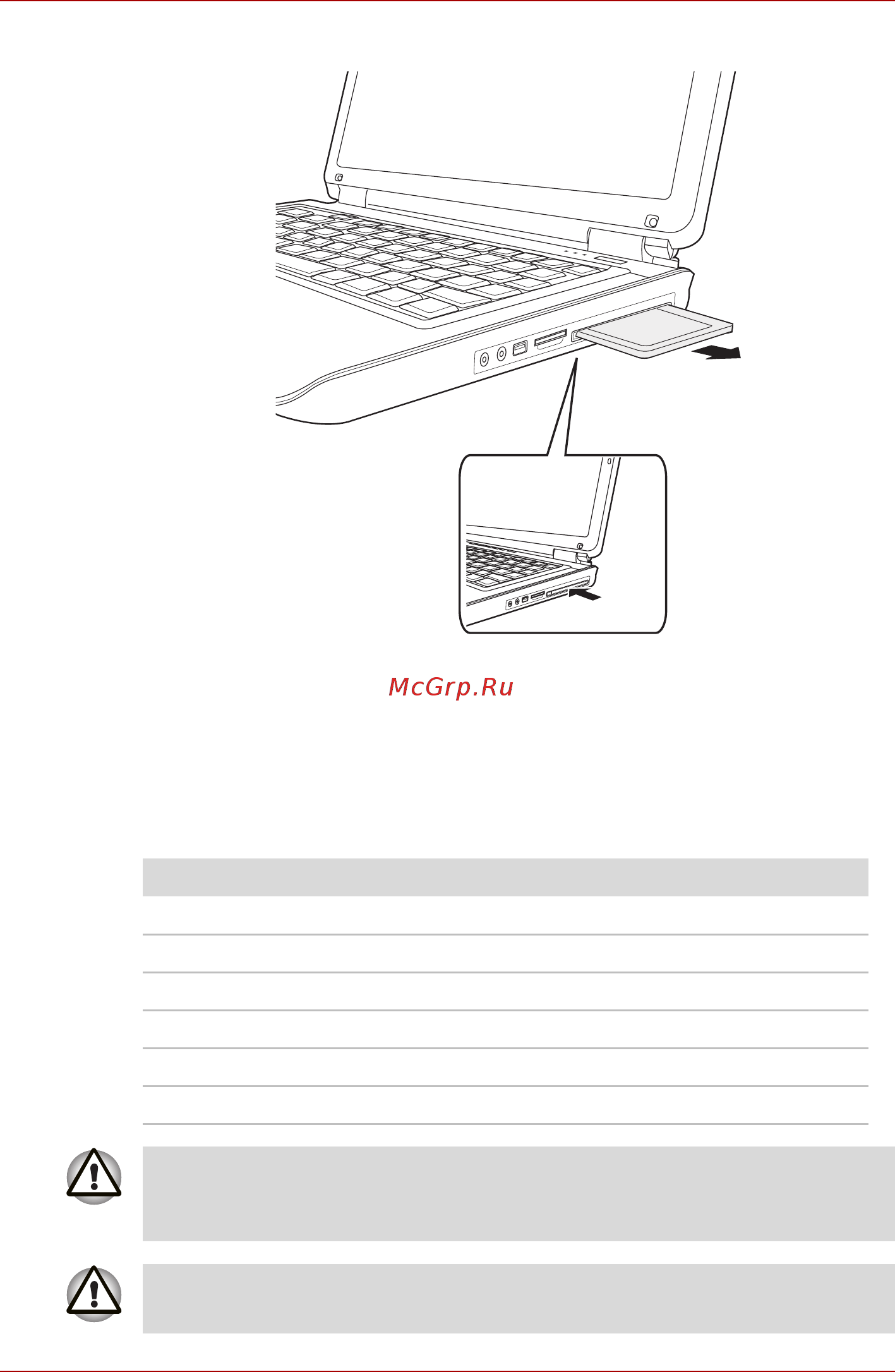 Toshiba Sat L40-14G [100/144] Карты памяти sd sdhc mmc ms ms pro xd