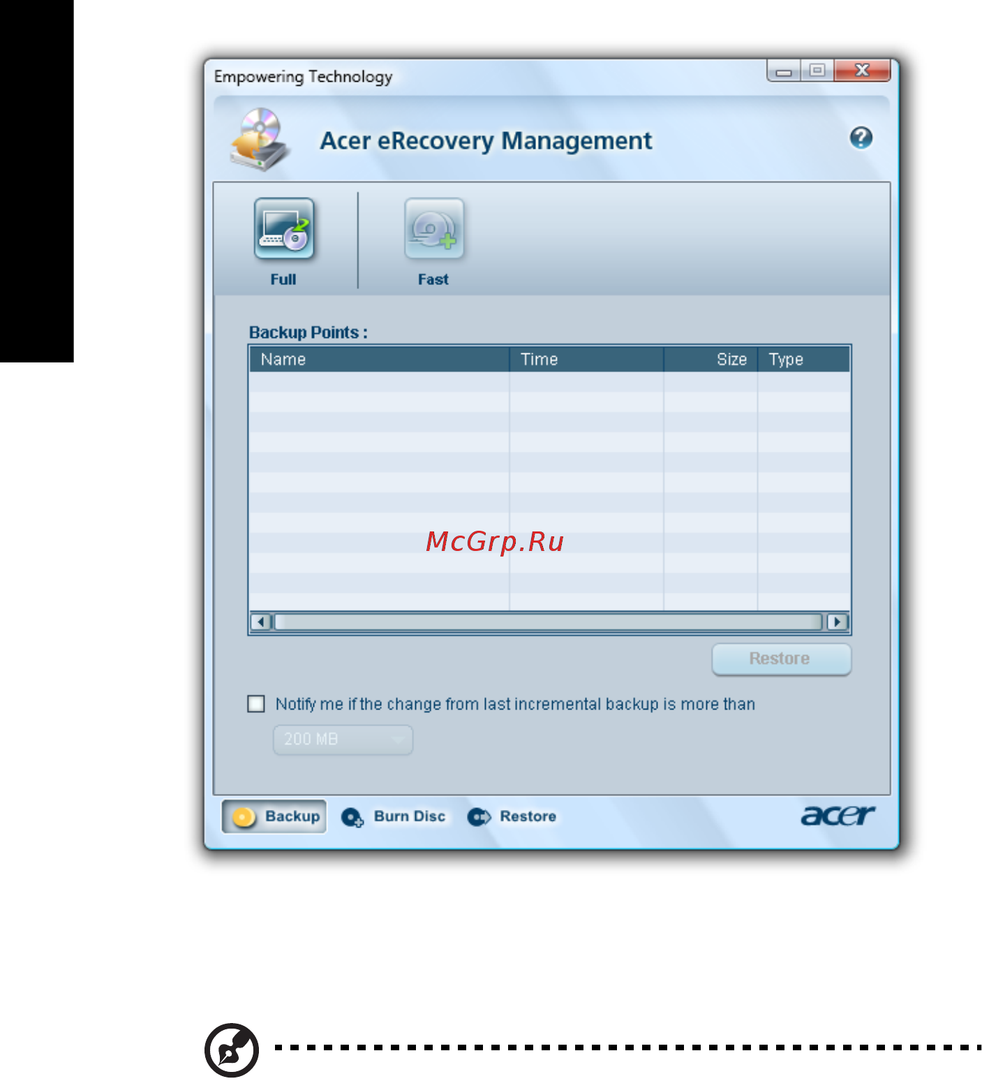 Acer FR1100-704G25Mi [36/116] Empowering technology