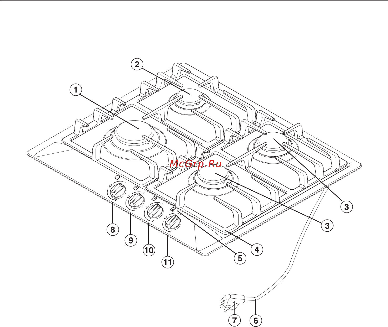 Miele KM361 G Steel [3/30] Îïèñàíèå ïðèáîðà 3