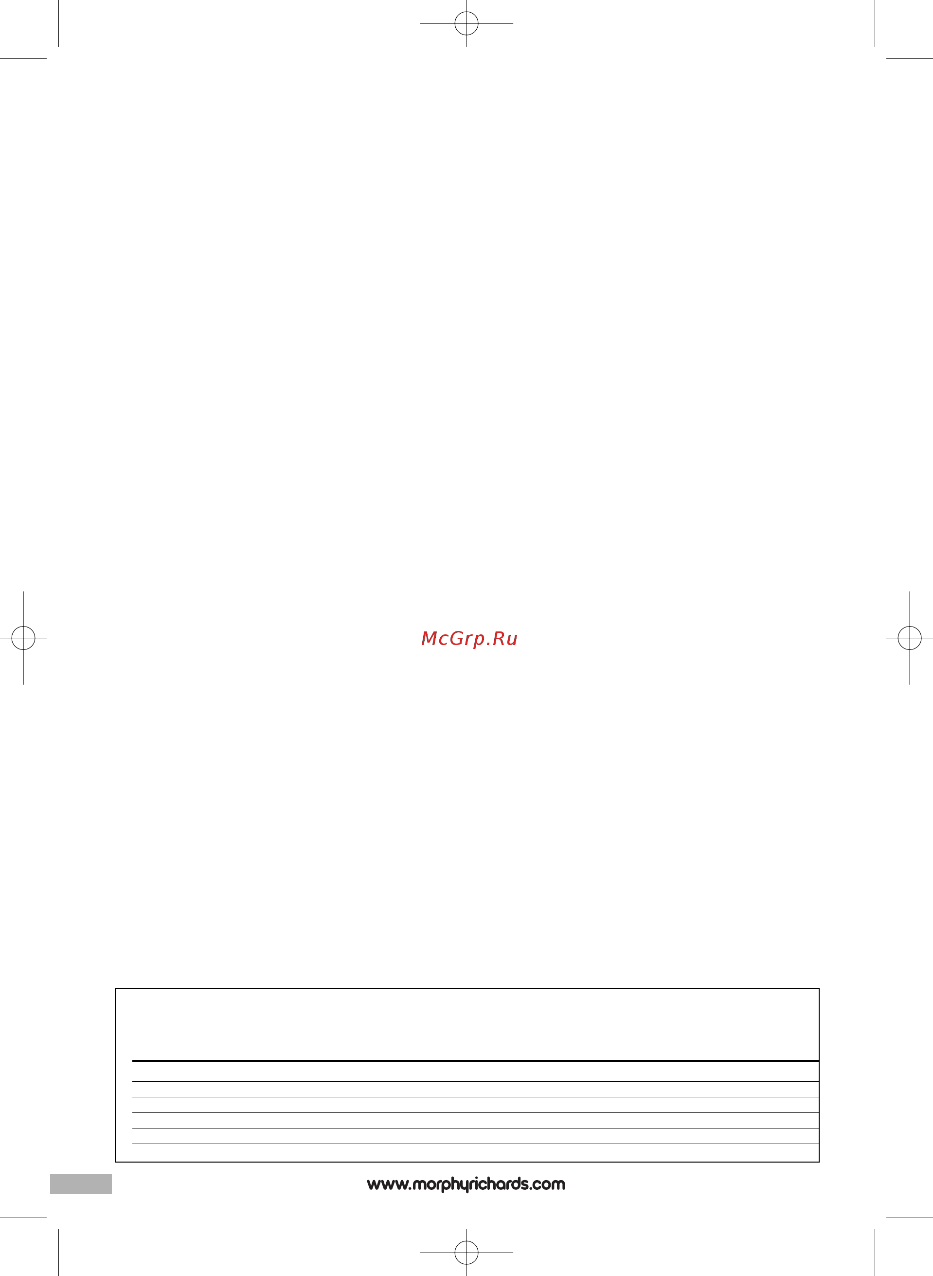 Morphy Richards 48751 [12/68] Fs48751mee rev1 12 6 07 14 18 page 12
