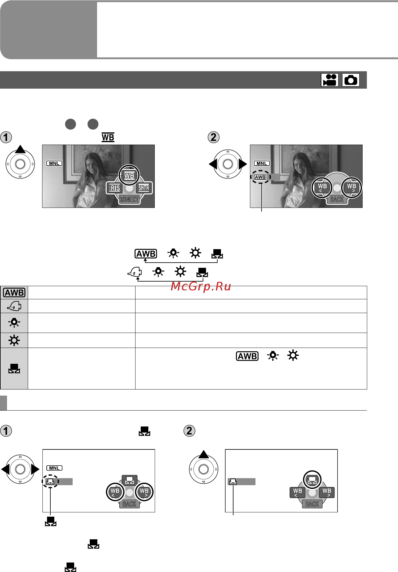 Panasonic SDR-SW20EE-R Red [40/96] Ручная запись фильмы фотоснимки