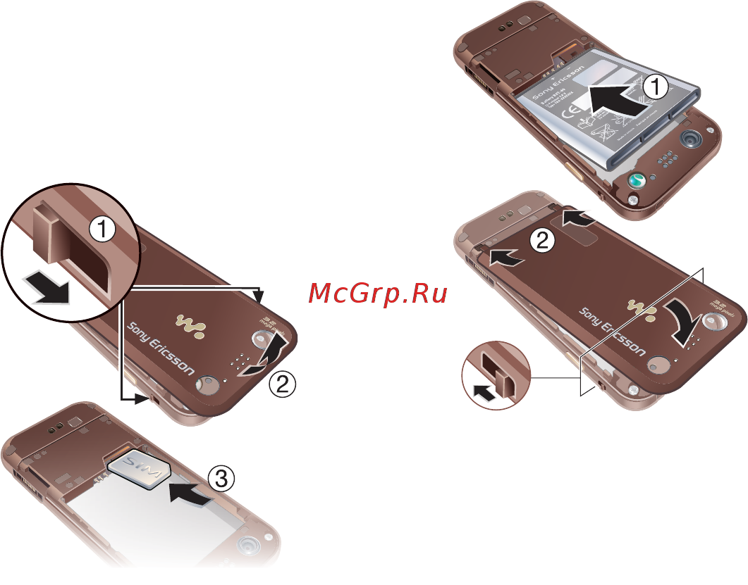 SonyEricsson W890i brown [8/101] Сборка