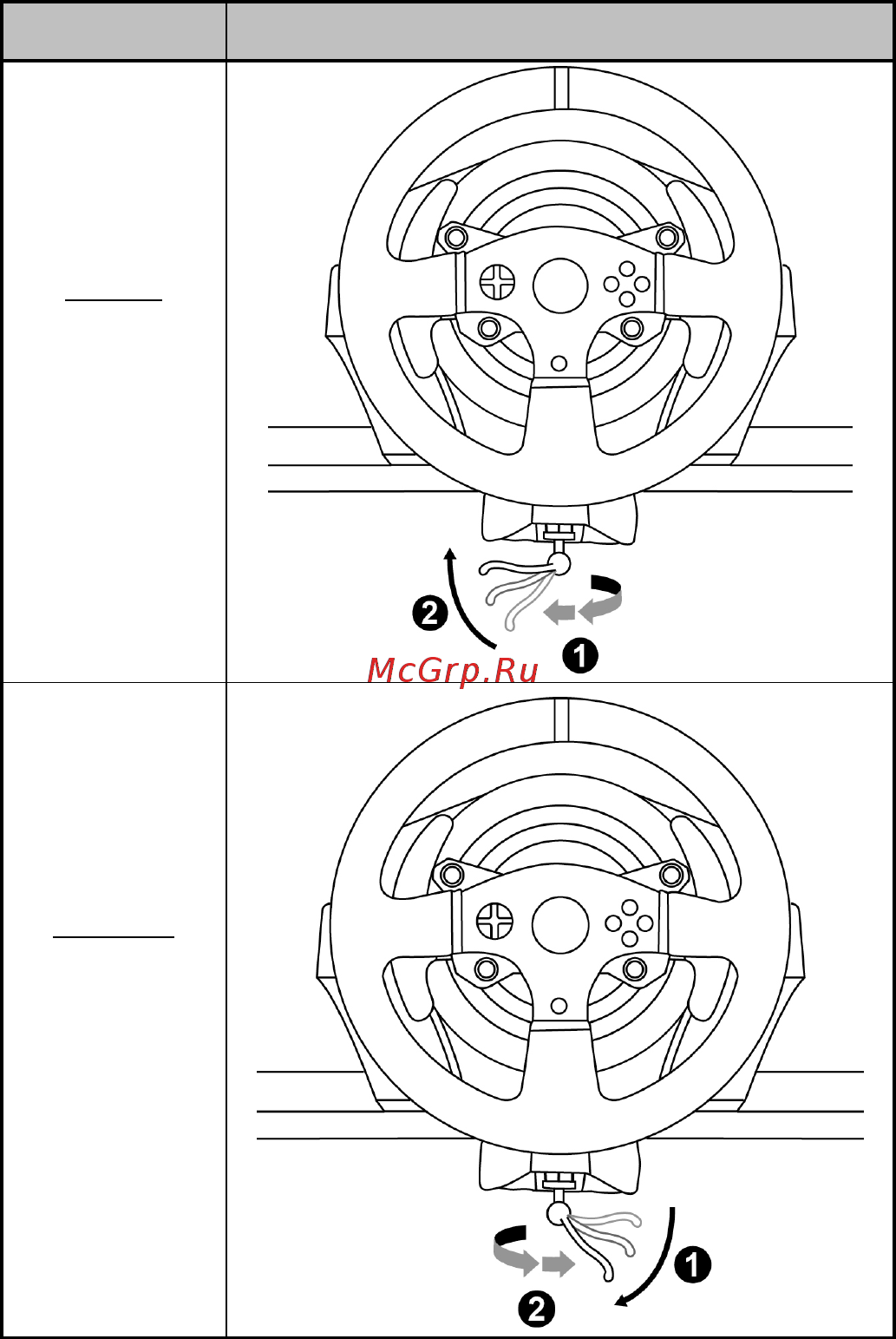 Thrustmaster T150 Force Feedback (4160628) Инструкция по эксплуатации онлайн [8/18] 584958