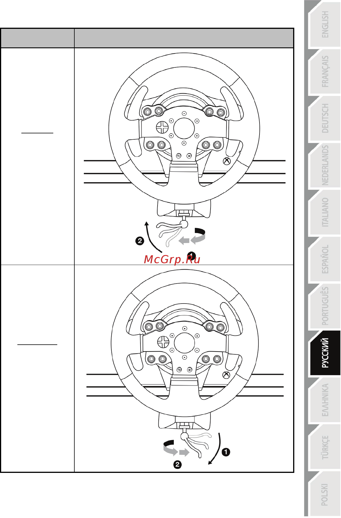 Thrustmaster руль TMX FFB EU PRO Инструкция по эксплуатации онлайн [9/20] 246456