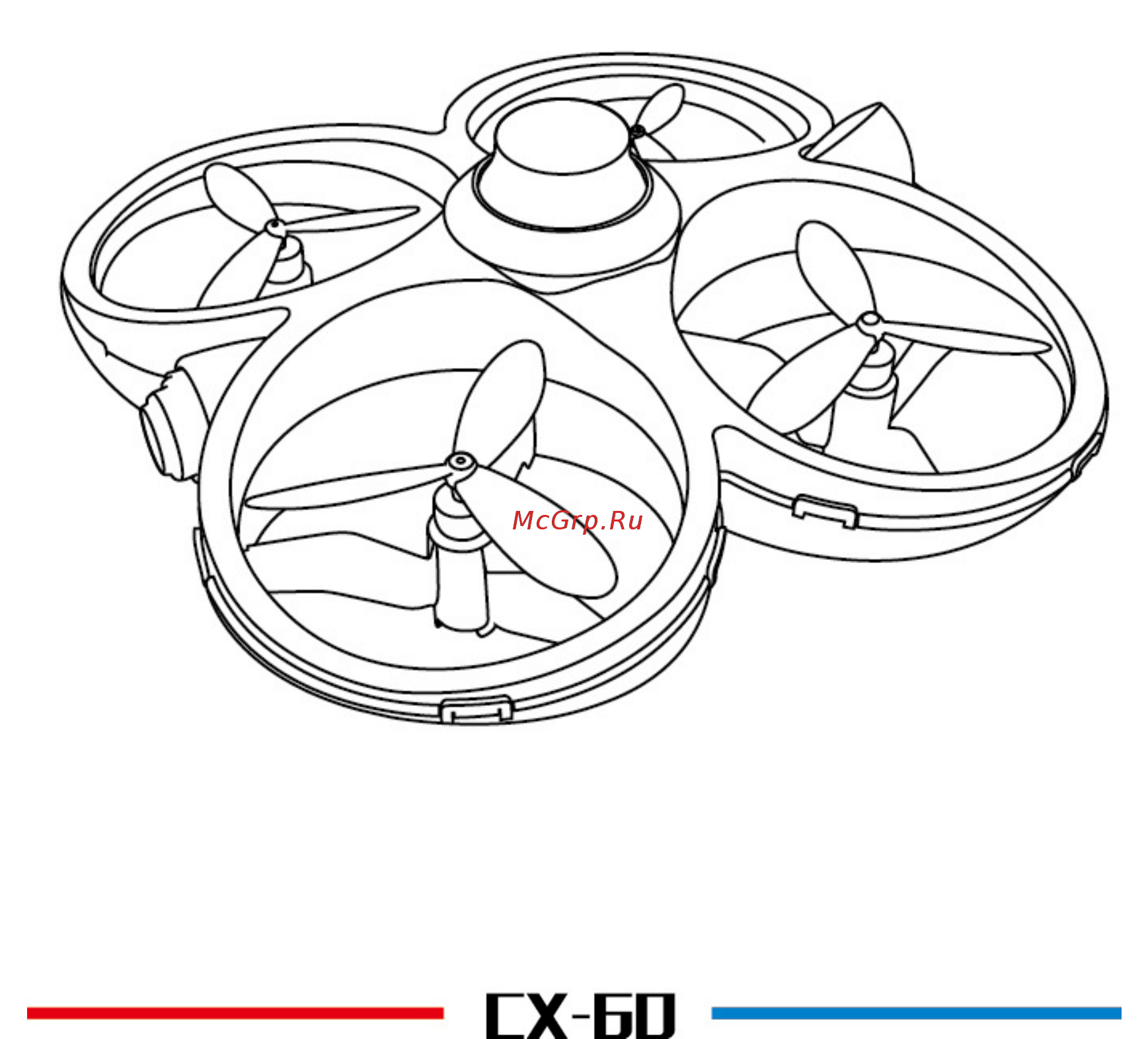 Pilotage Cheerson CX-60 (RC60559) Инструкция по эксплуатации онлайн