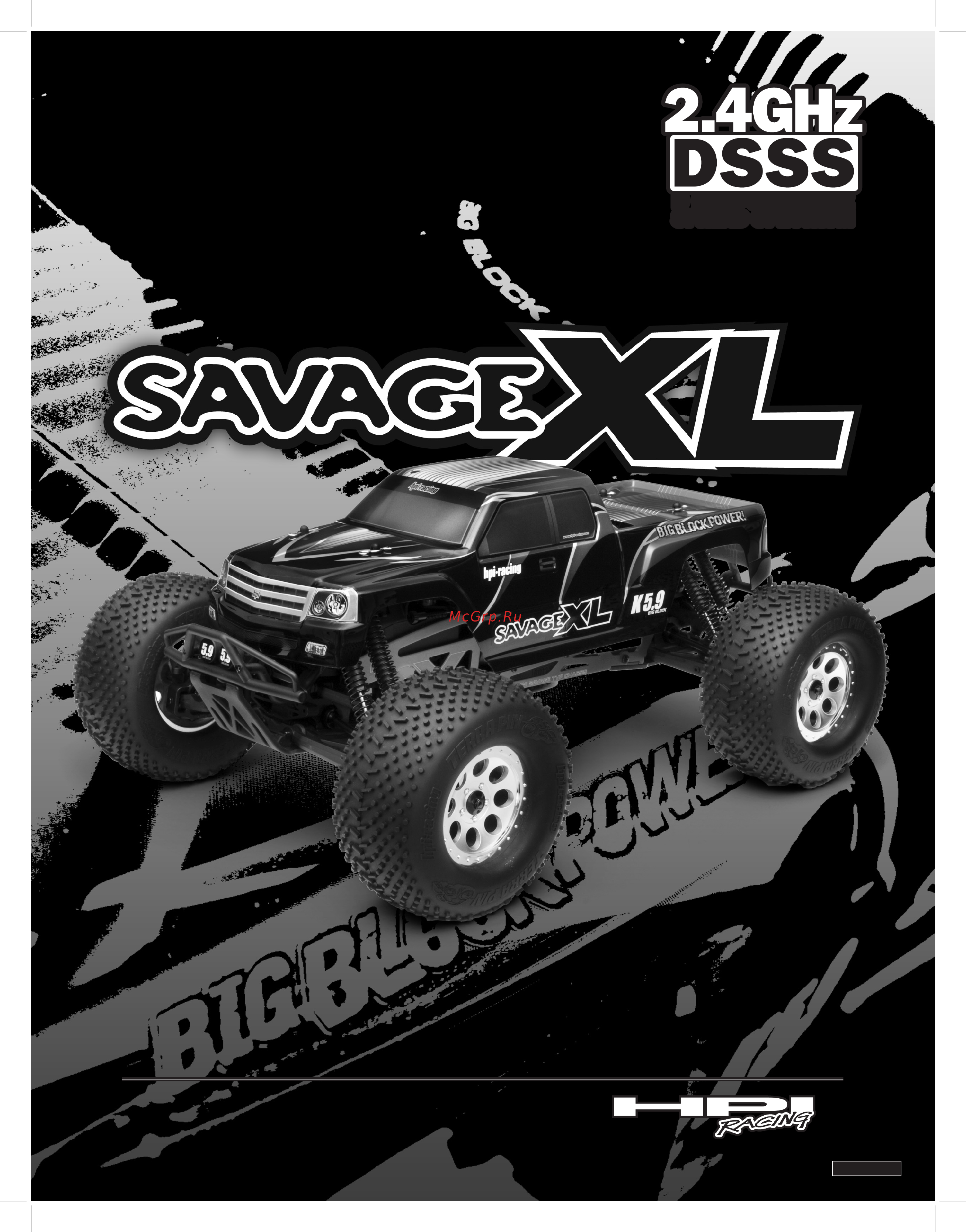 HPI Racing Монстр 1/8 Savage XL Бензиновый двигатель OS Инструкция по эксплуатации онлайн