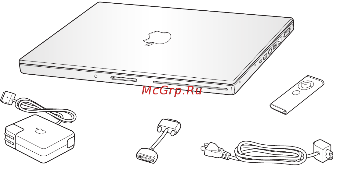 Apple MacBookPro 15\'\' MB134RS/A [9/78] Комплект поставки
