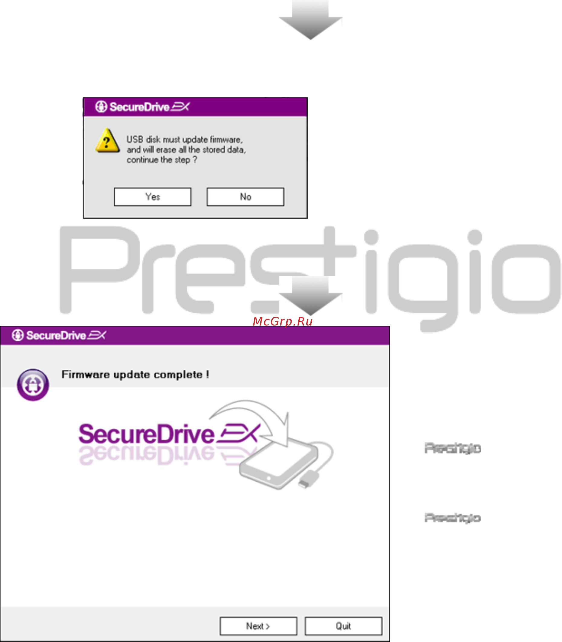 Prestigio Styl.100GB 1.8'' BR Инструкция по эксплуатации онлайн [10/38] 354071