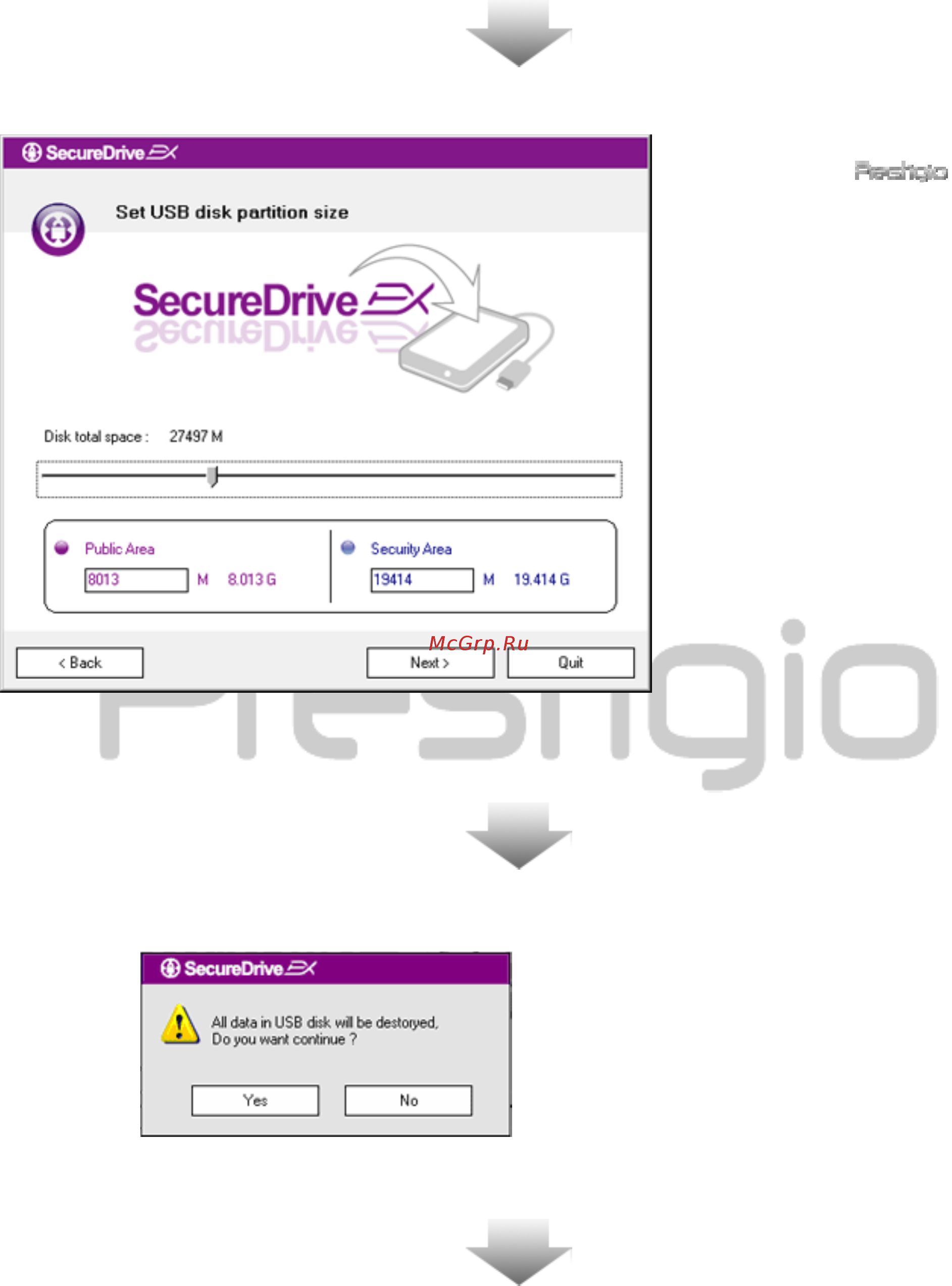 Prestigio Styl.100GB 1.8'' BR Инструкция по эксплуатации онлайн [11/38] 354071