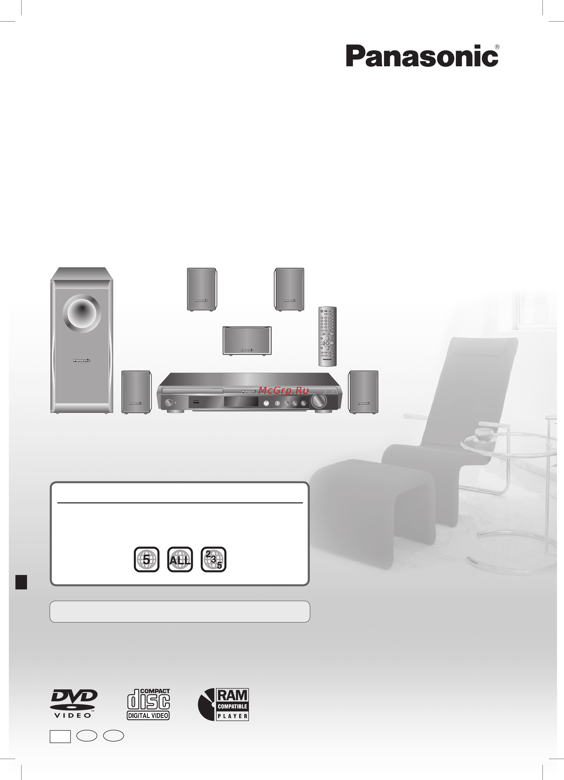 Panasonic SC-PT160 EE-K Инструкция по эксплуатации онлайн