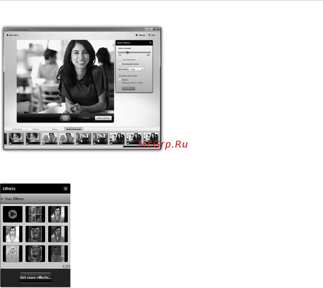 Logitech C310 Black (960-000638) [30/94] Dostosowywanie filmów wideo i zdjęć