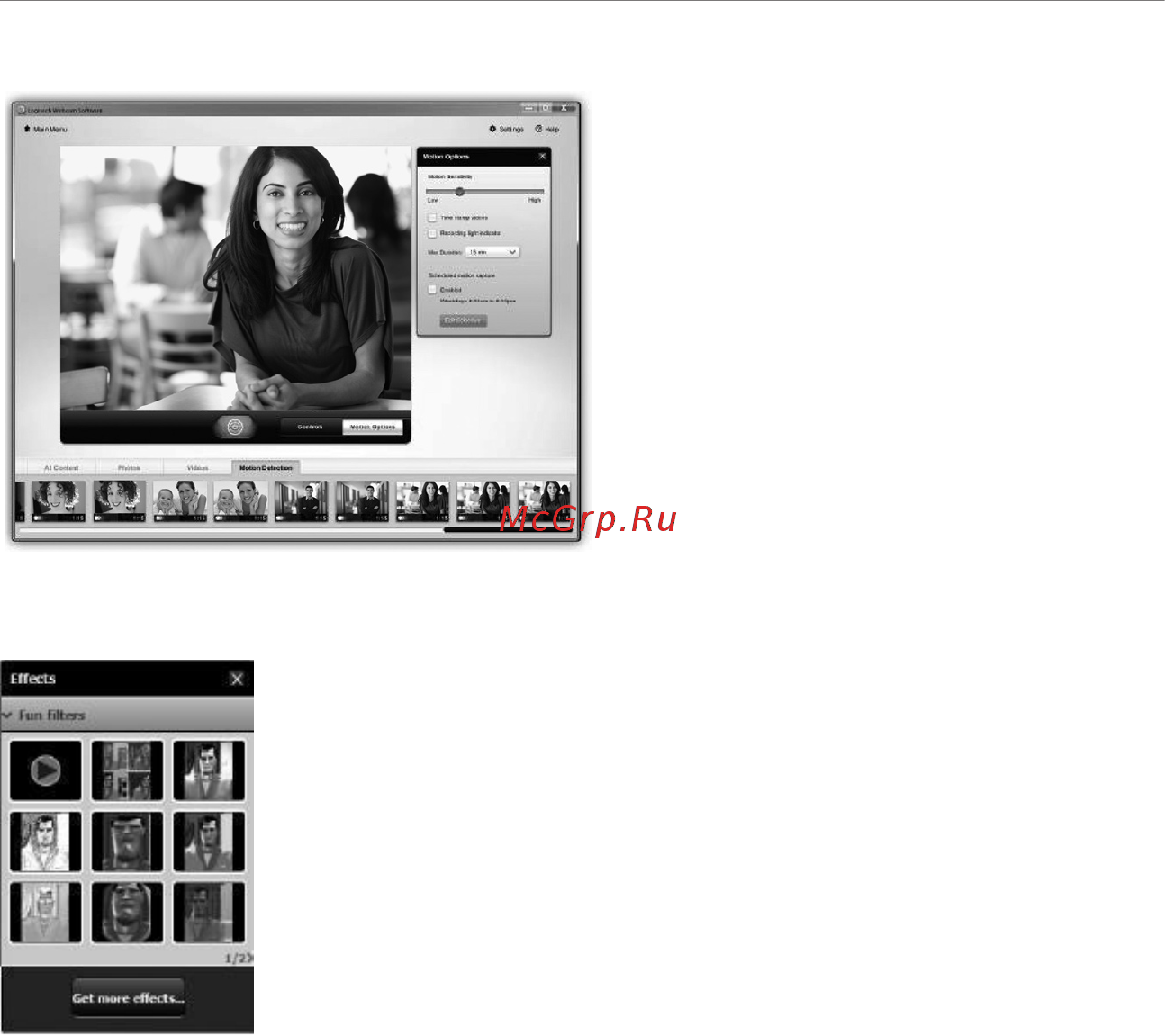Logitech C310 Black (960-000638) [50/94] Personalizarea videoclipurilor şi a fotografiilor