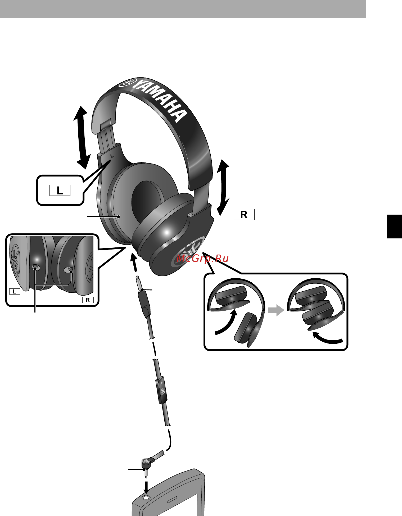 Yamaha HPH-PRO300 White [25/52] Uso de los auriculares