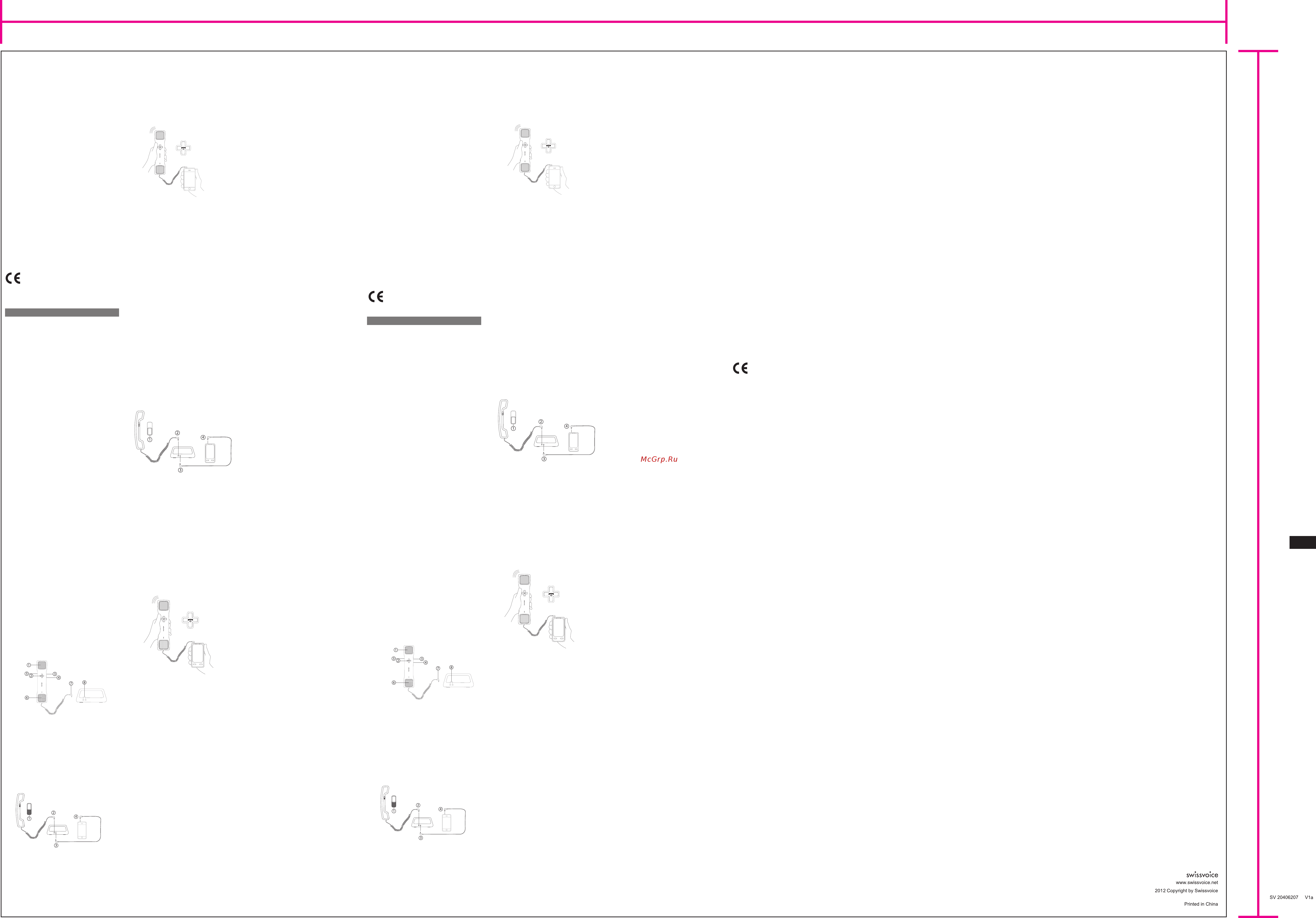 Swissvoice CH01 White [2/2] Έγκριση και συμμόρφωση