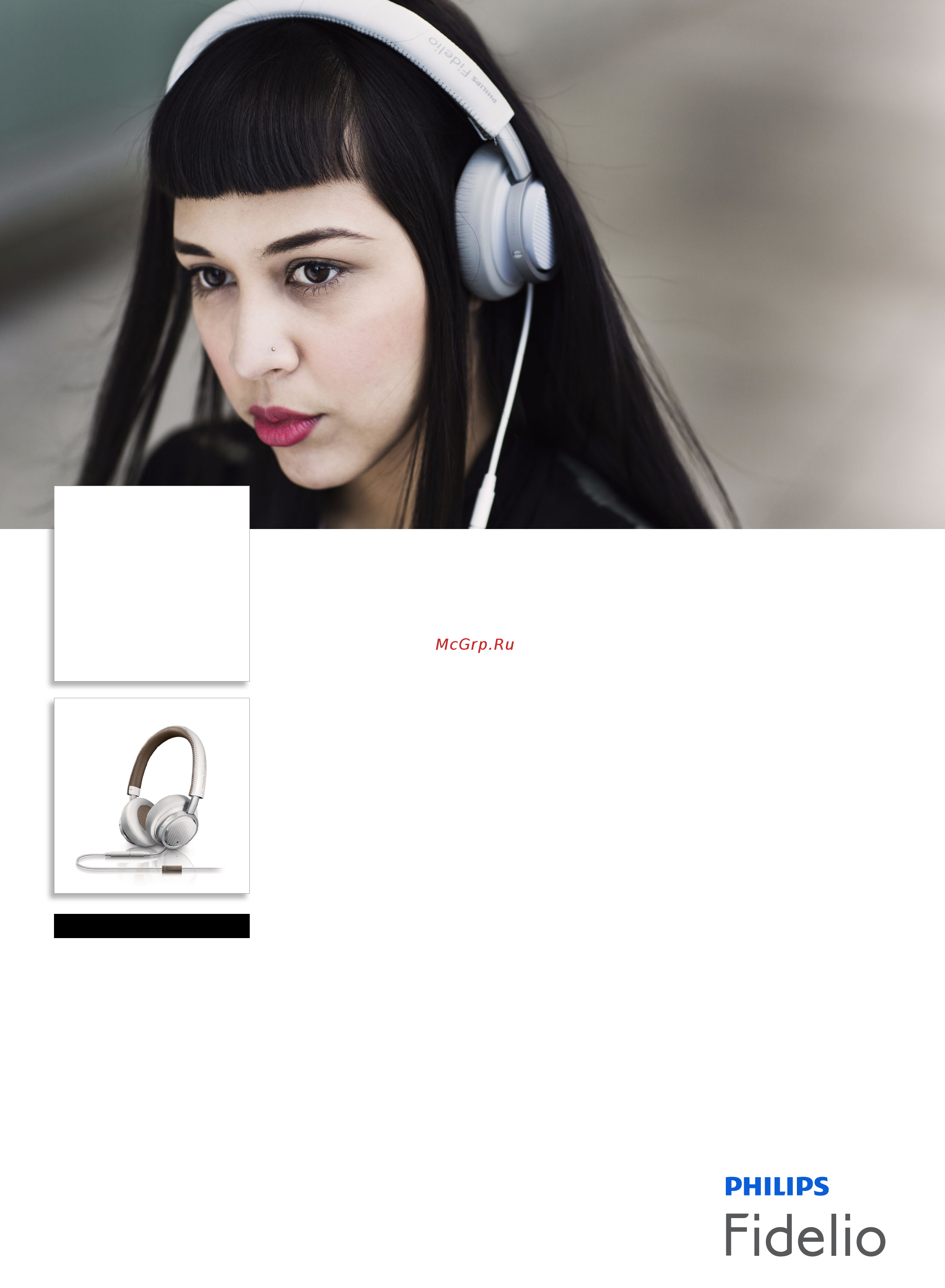 Philips Fidelio M1 White (M1WT/00) Инструкция по эксплуатации онлайн