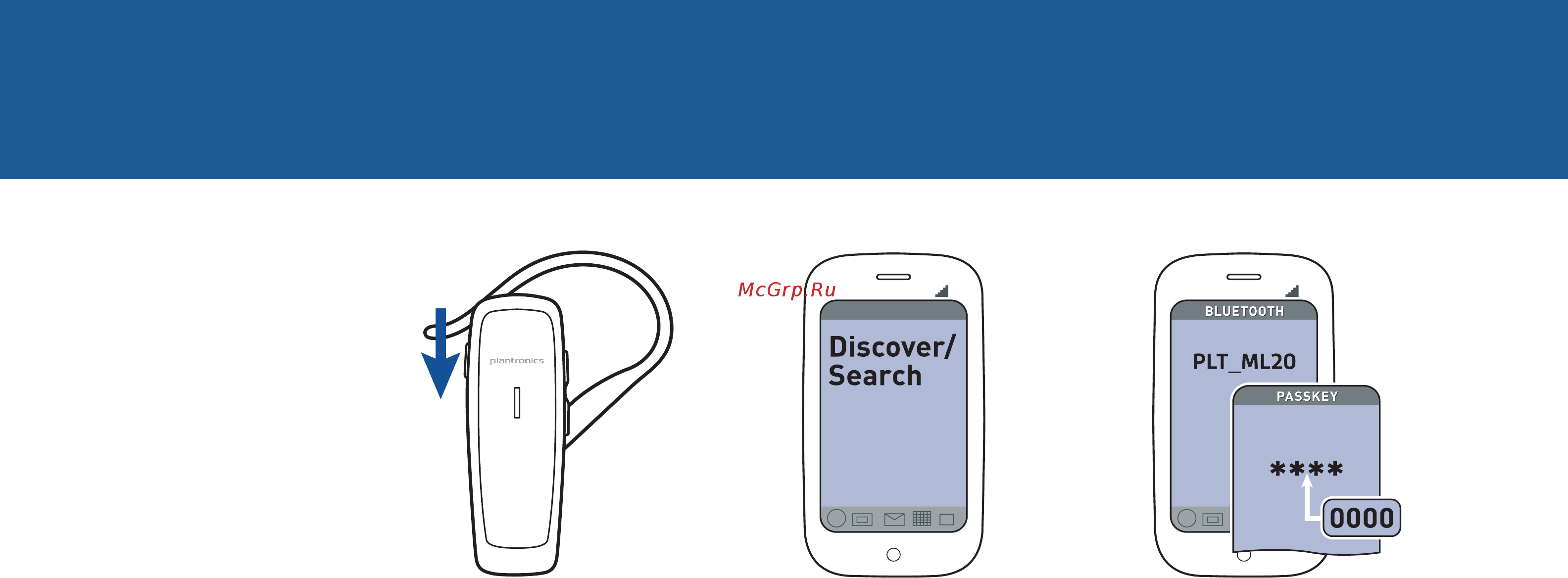Plantronics ML20 Black (200271-65) [3/8] Подключение к телефону