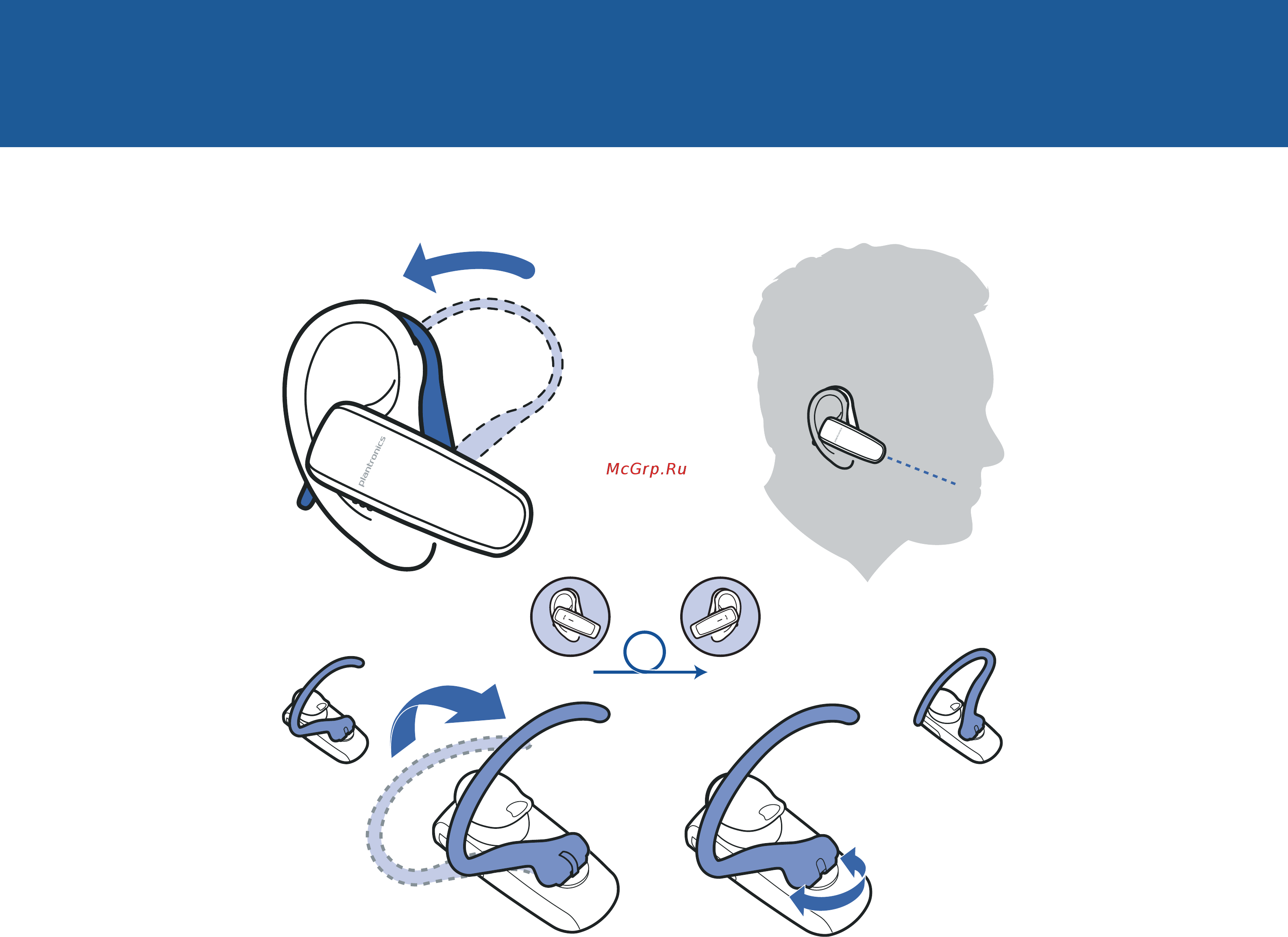 Plantronics ML20 Black (200271-65) [4/8] Подходит для любого уха
