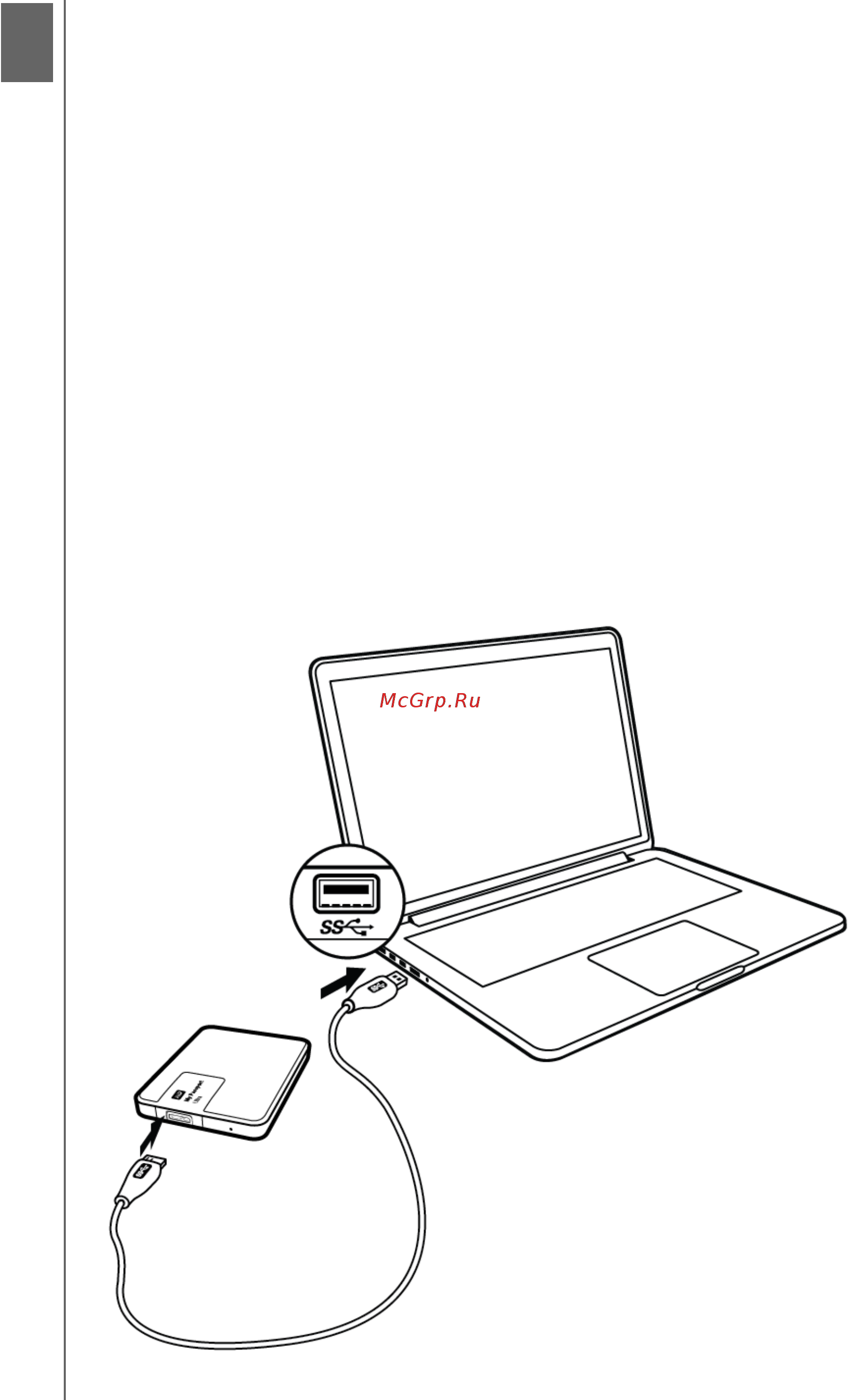 Wd My Passport Ultra 1TB ( [11/53] Подключение накопителя