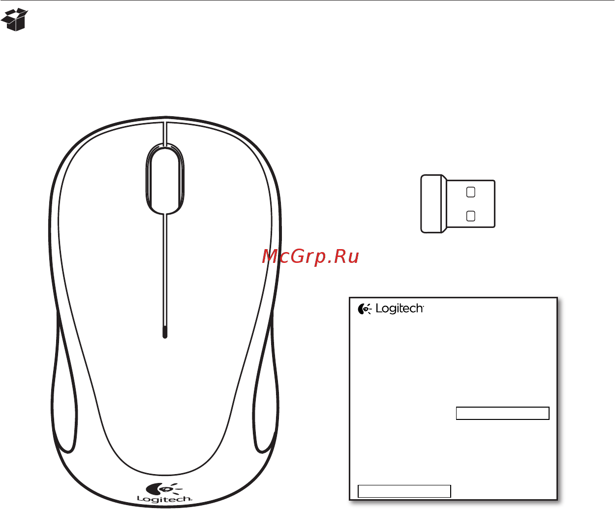 Logitech M238 Party Collection Гориллы - GORILLA USB [2/9] Комплект поставки