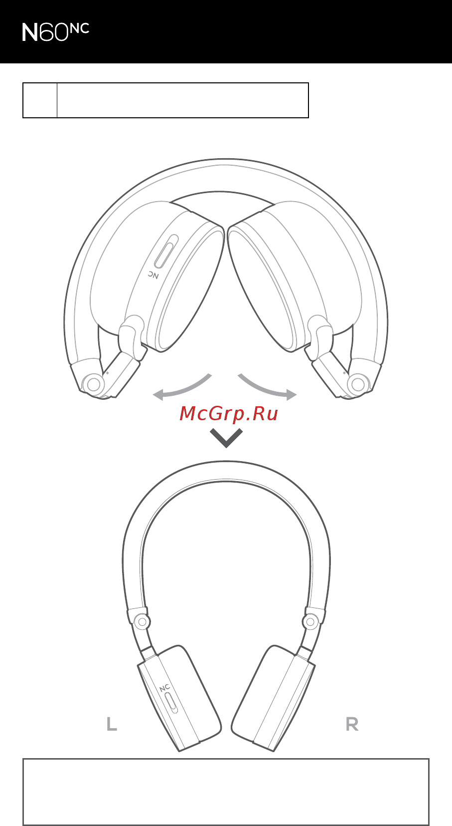 AKG N60 NC [2/9] Unfold headband earcup dépliez les écouteurs de l arceau