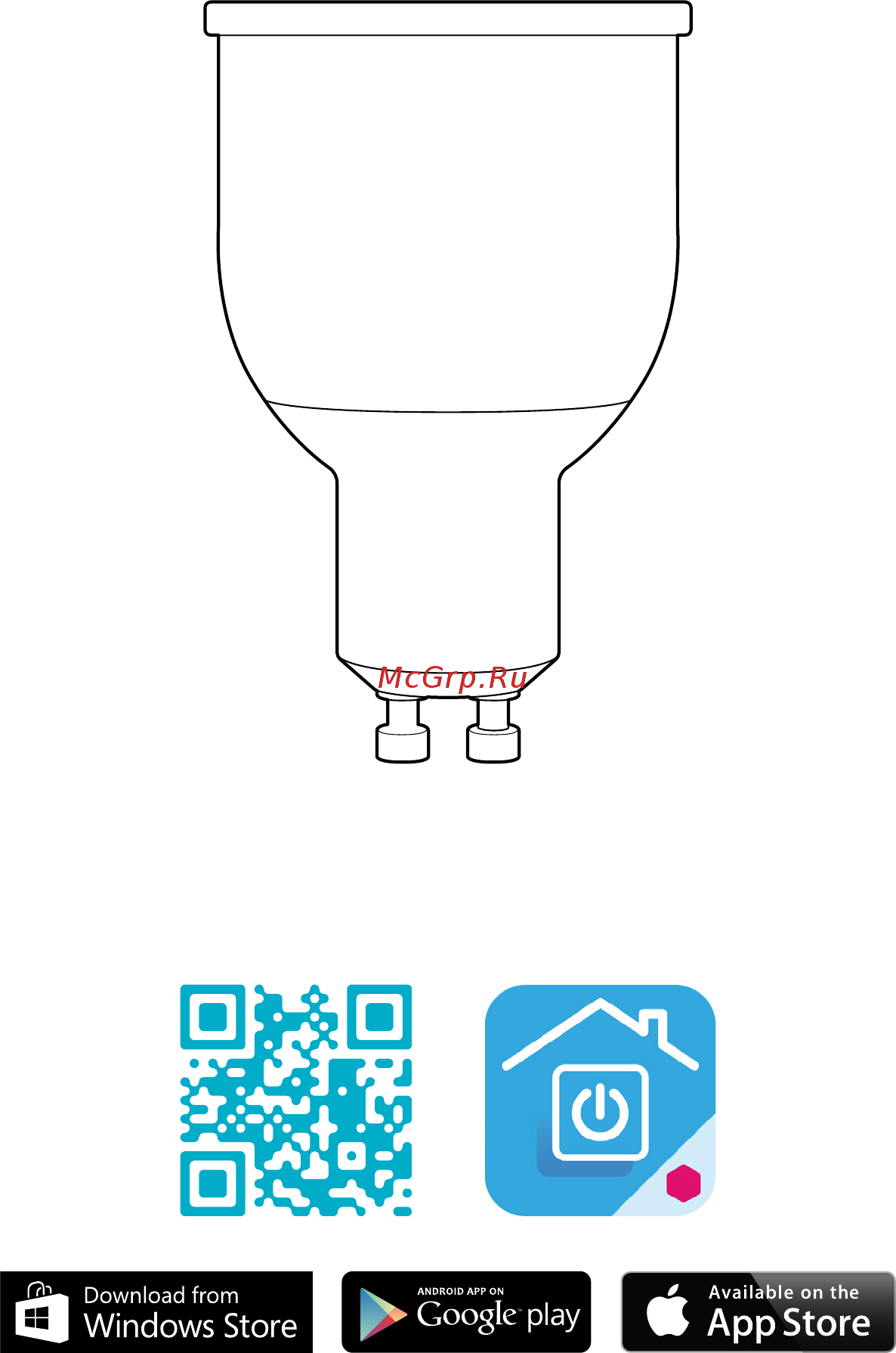 BeeWi Smart LED Color Bulb GU10 4W (BBL014A1) Инструкция по эксплуатации онлайн [2/8] 248819