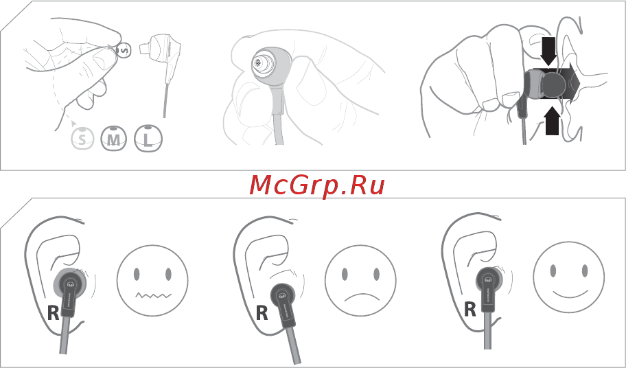 Monster Clarity HD In-Ear Black (137030-00) Инструкция по эксплуатации онлайн [2/11] 249003