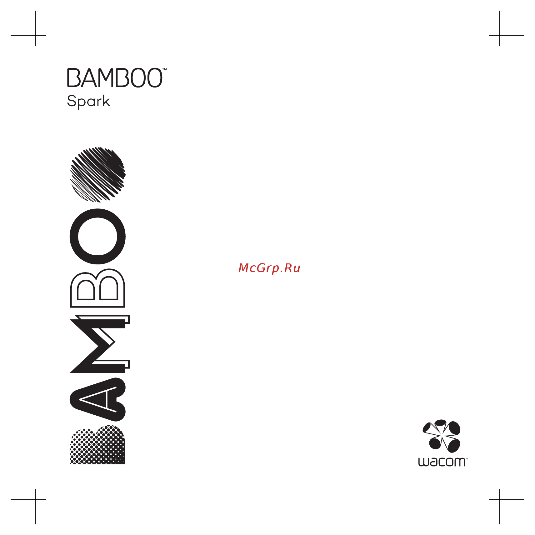 Wacom Bamboo Spark tablet sleeve (CDS-600P) Инструкция по эксплуатации онлайн