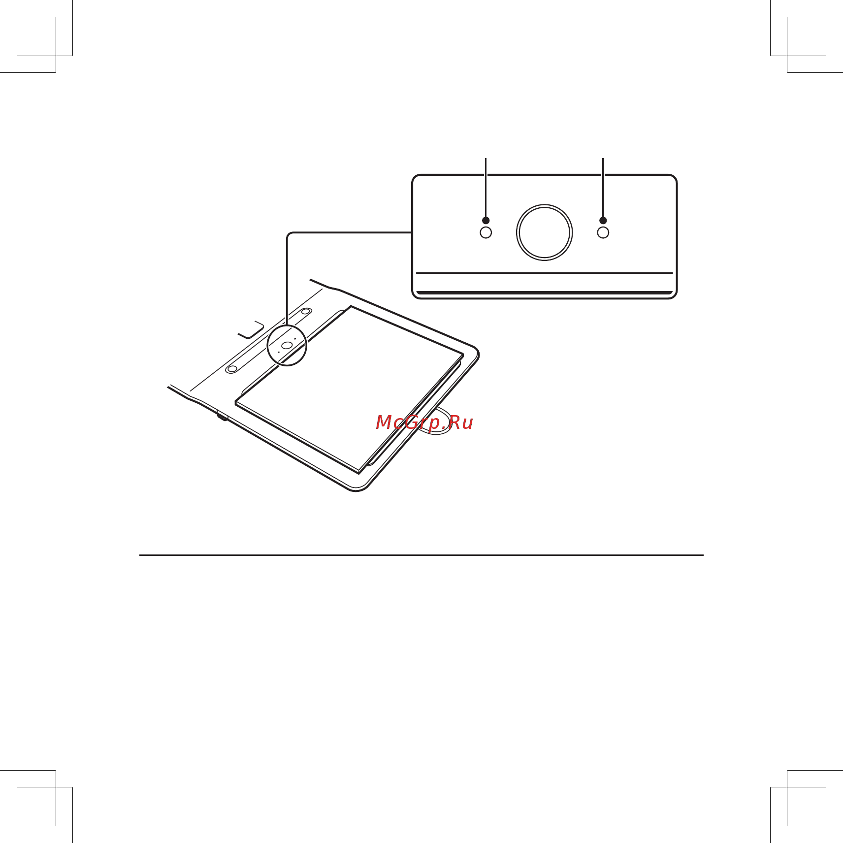 Wacom Bamboo Spark tablet sleeve (CDS-600P) [10/16] Led indicators