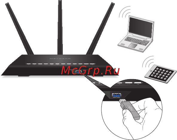 Netgear R7000-100PES Черный [16/22] Общий сетевой доступ к usb накопителю