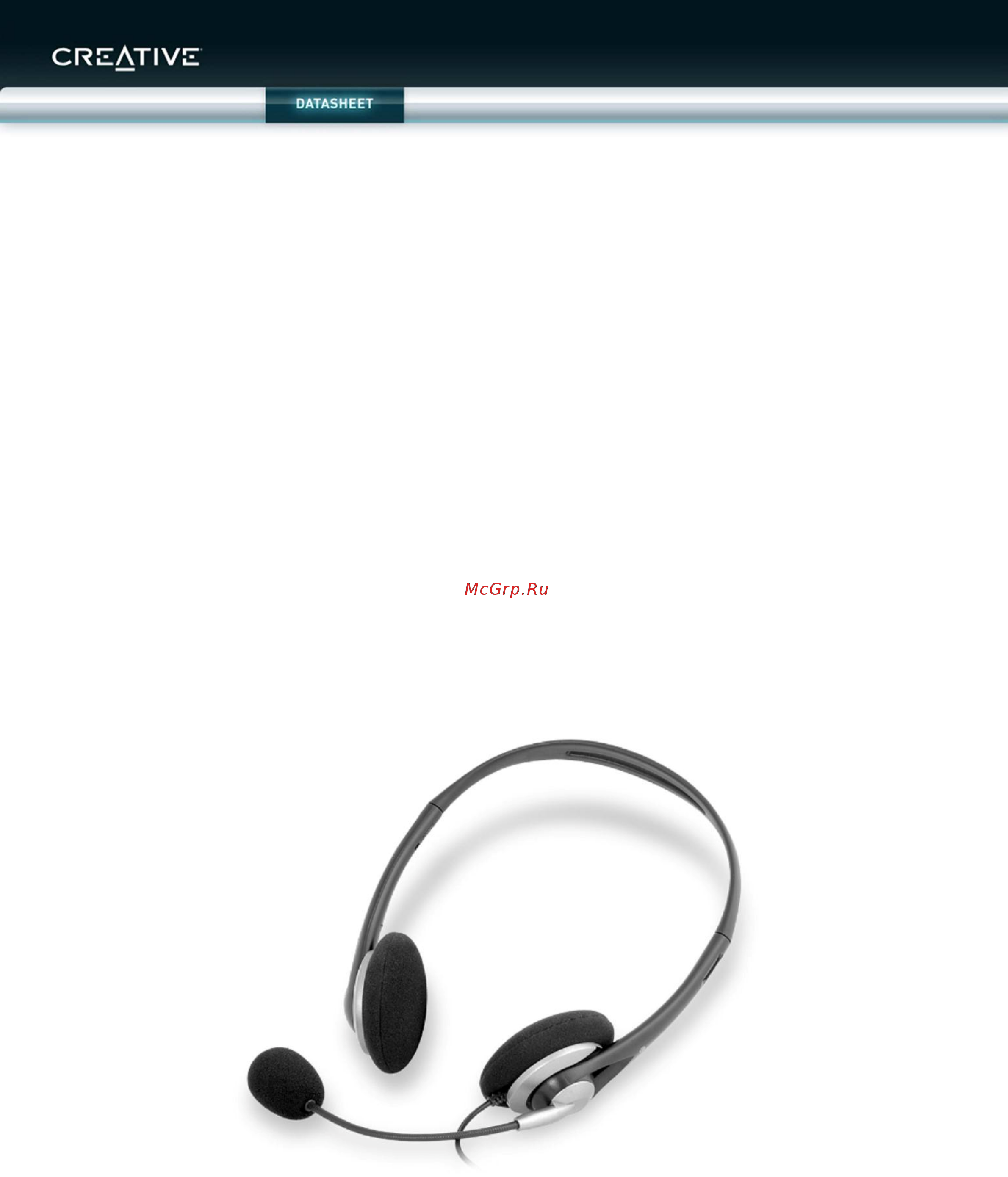 Creative HS-330 (FGPN51EF0290AA001) Инструкция по эксплуатации онлайн