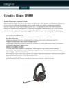 Creative HS 880 Draco (FGPN51EF0700AA001) Инструкция по эксплуатации