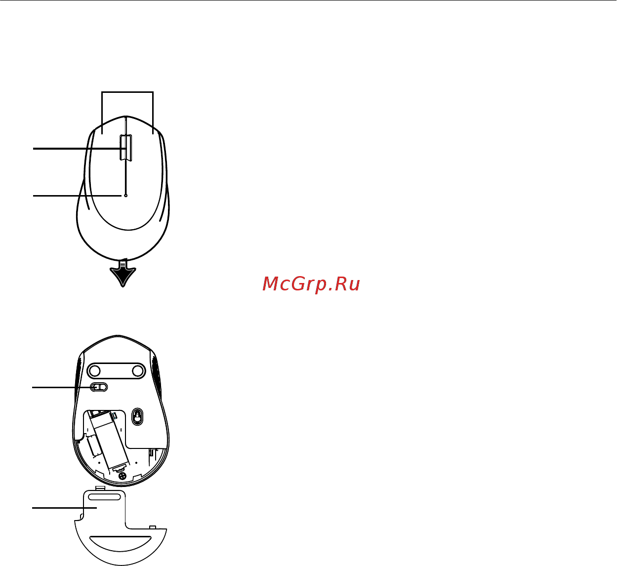Logitech M280 Blue [6/9] Функции мыши