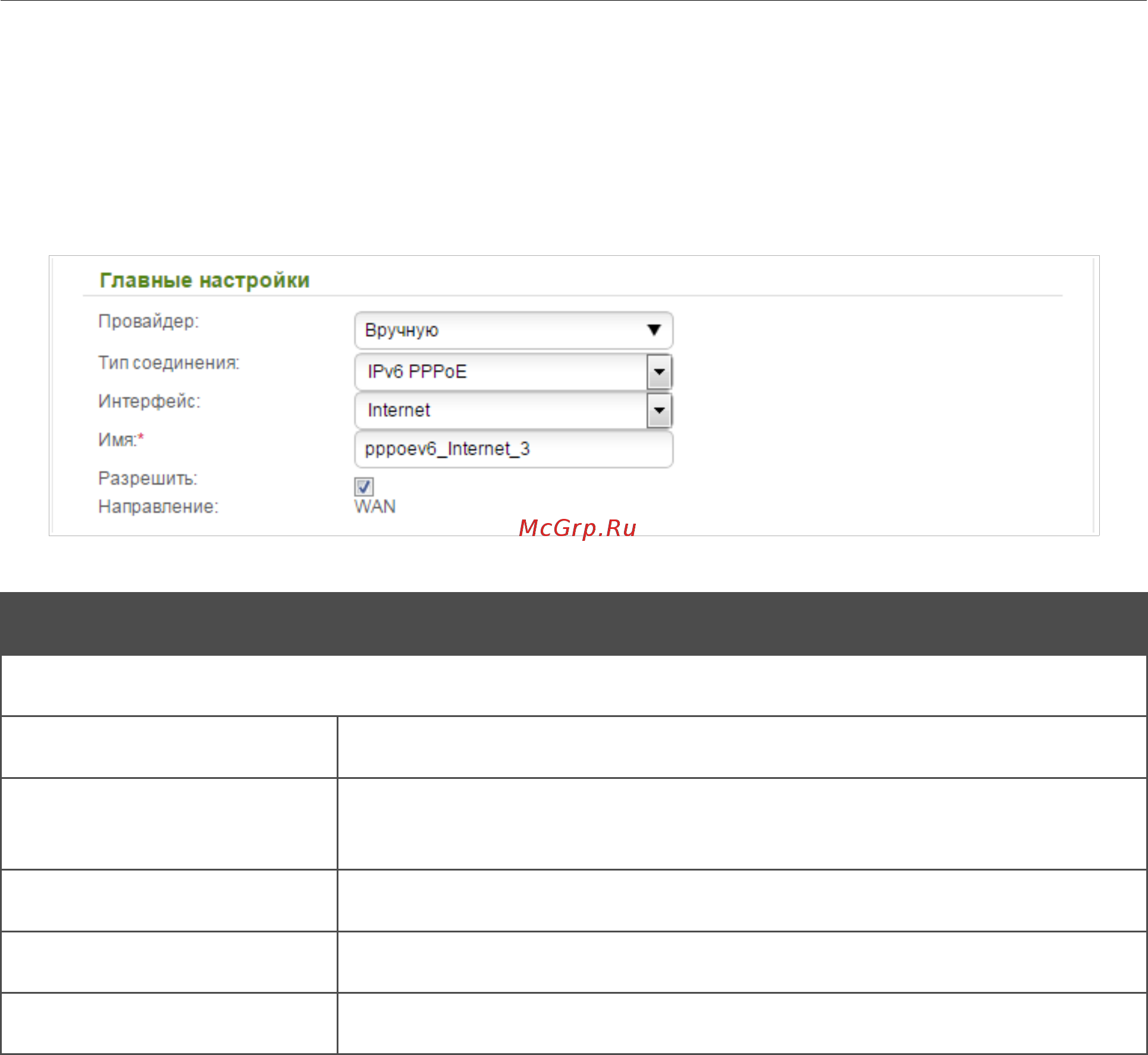 D-Link DIR-825/AC/E1A [94/234] Wan соединение типа ipv6 pppoe или pppoe dual stack