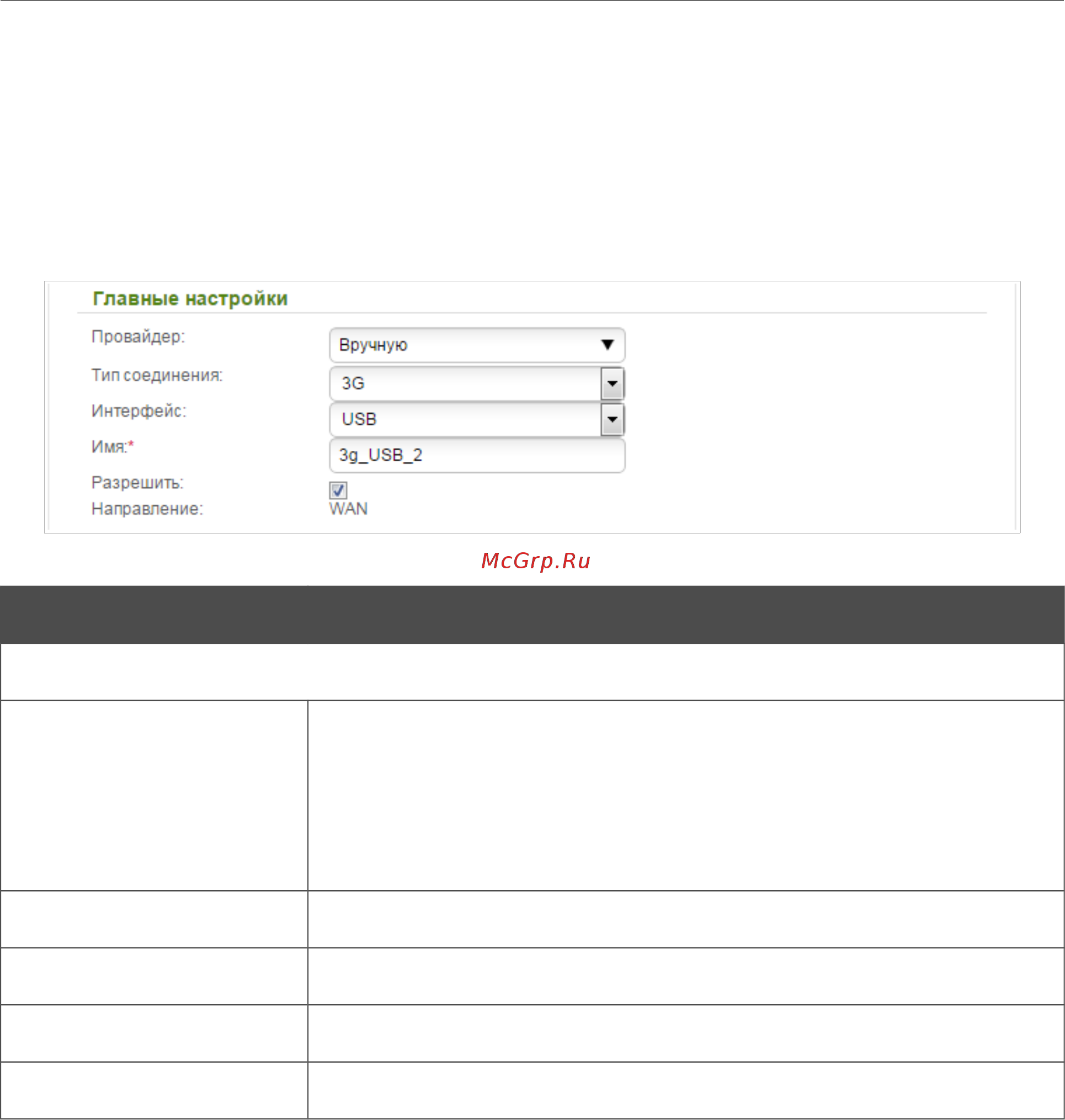 D-Link DSL-2750U/RA/U2A [93/195] Создание 3g wan соединения