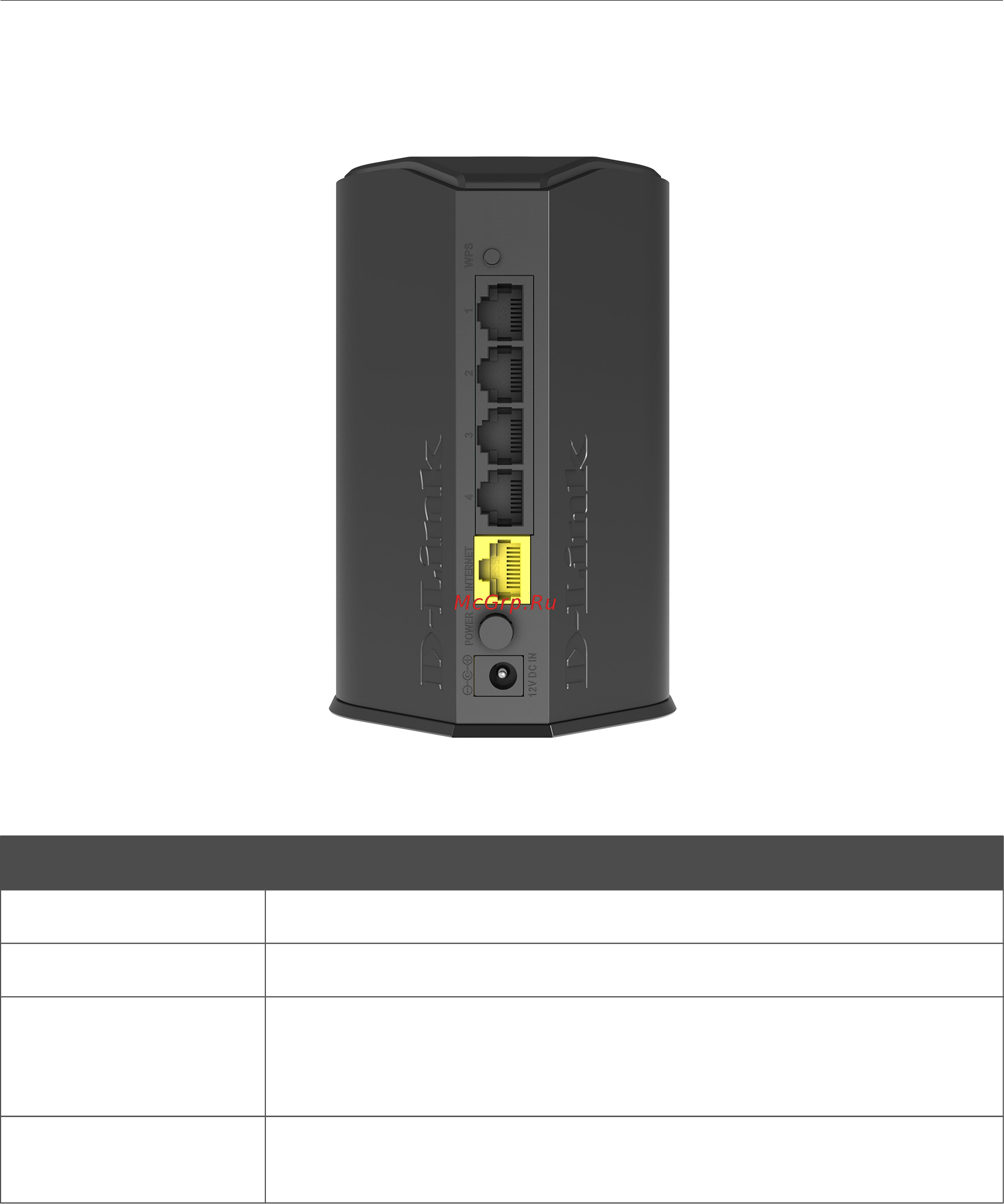 D-Link DIR-300A/A1A [13/193] Задняя и нижняя панели