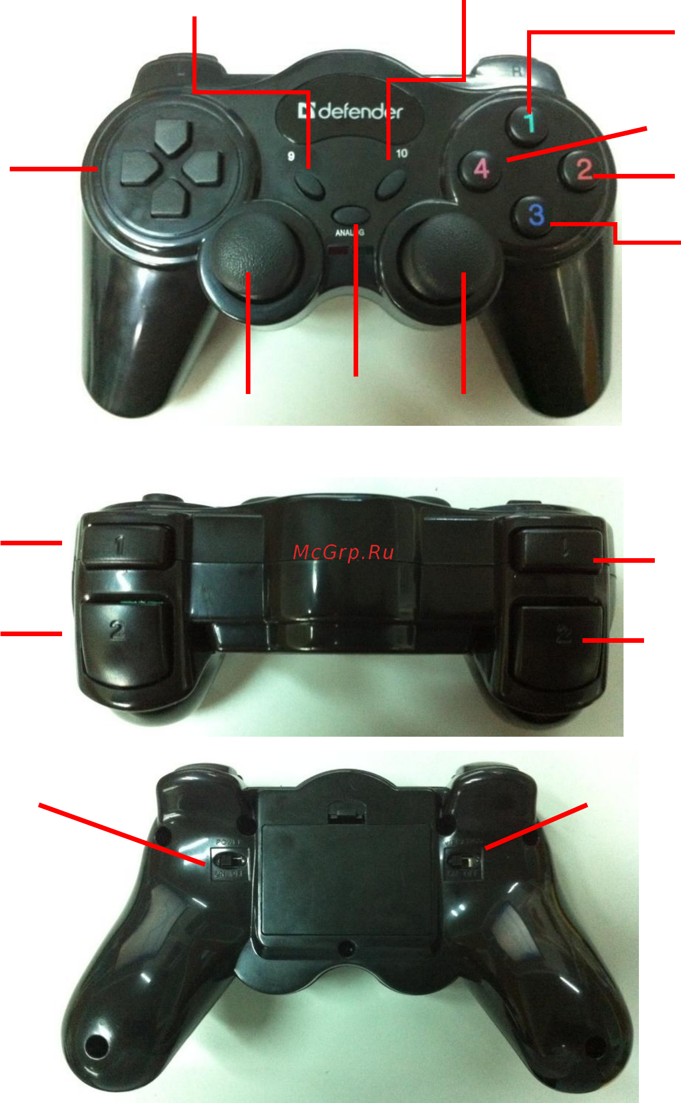 Defender Game Master Wireless (64257) [2/2] Описание продукта