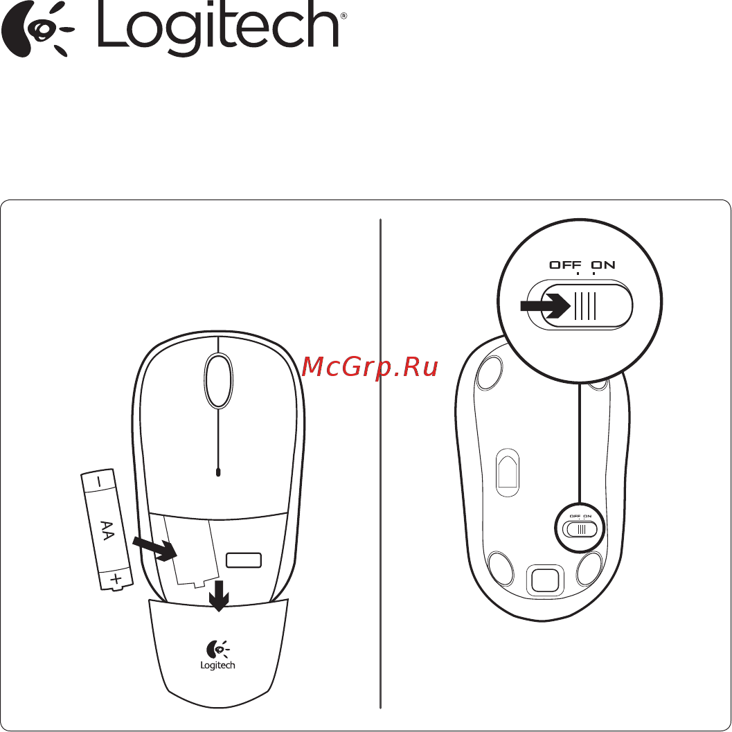 Logitech M217 Black (910-004637) Инструкция по эксплуатации онлайн