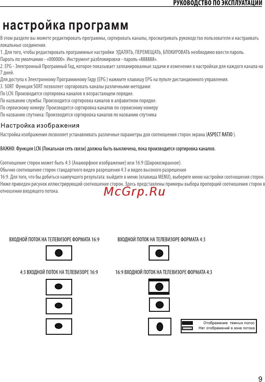 Cadena HT-1110 DVB-T2 [11/23] Настройка программ