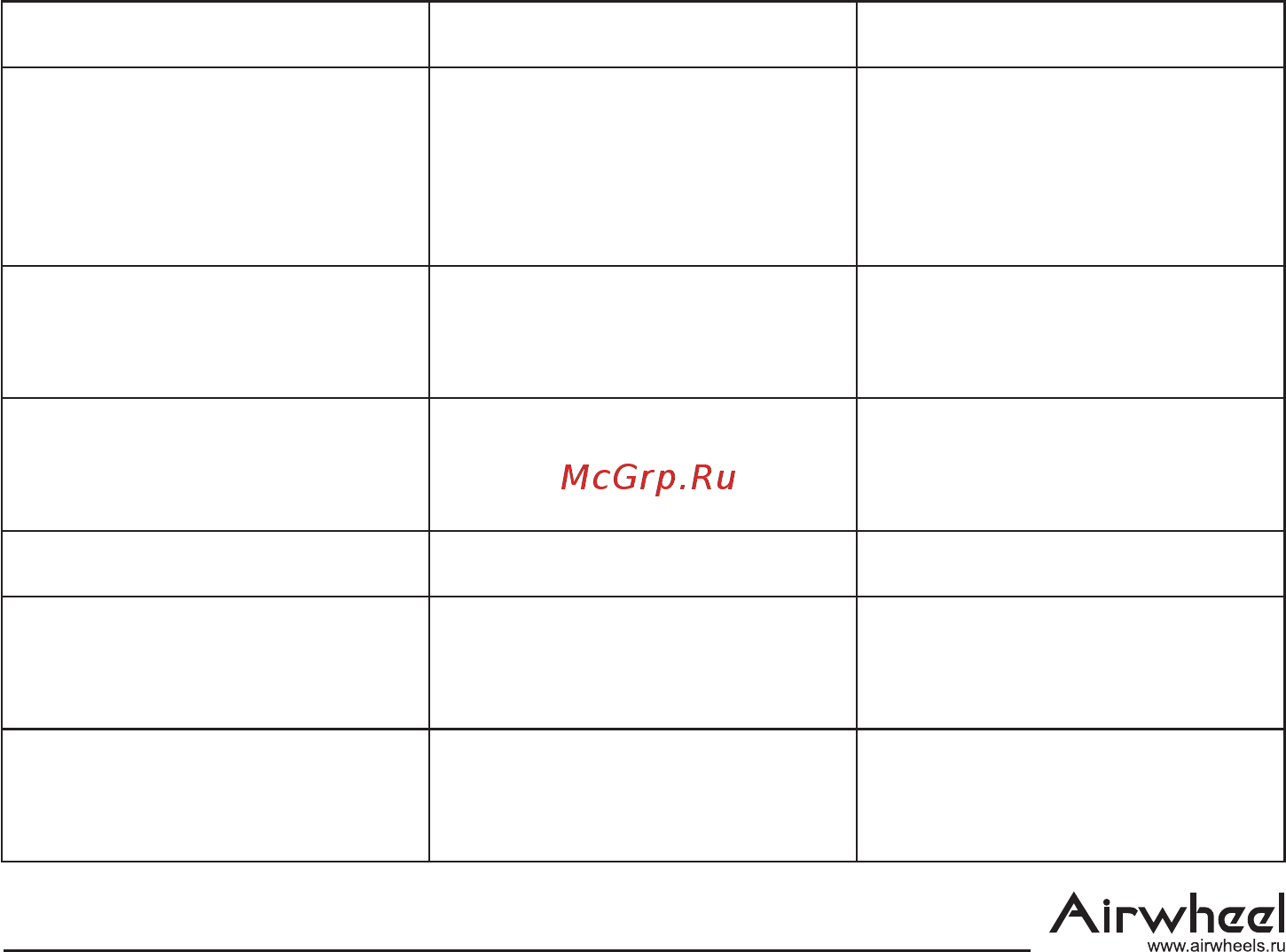 Airwheel Чёрный AW Q1-170WH-BLACK [13/22] Page 13