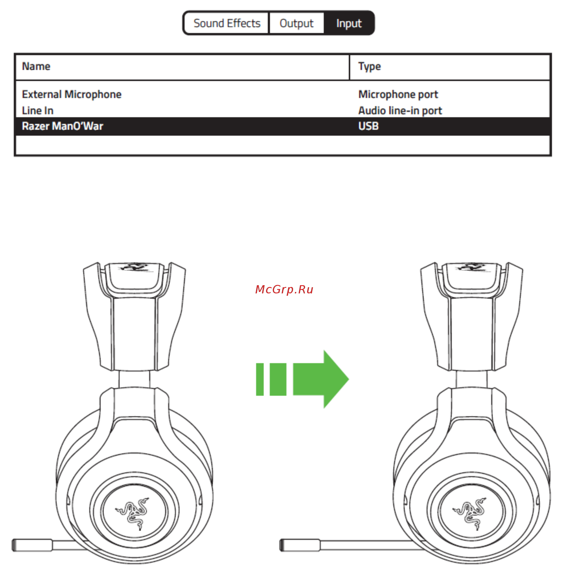 Razer ManO\'War (RZ04-01490100-R3G1) Инструкция по эксплуатации онлайн [16/32] 251835