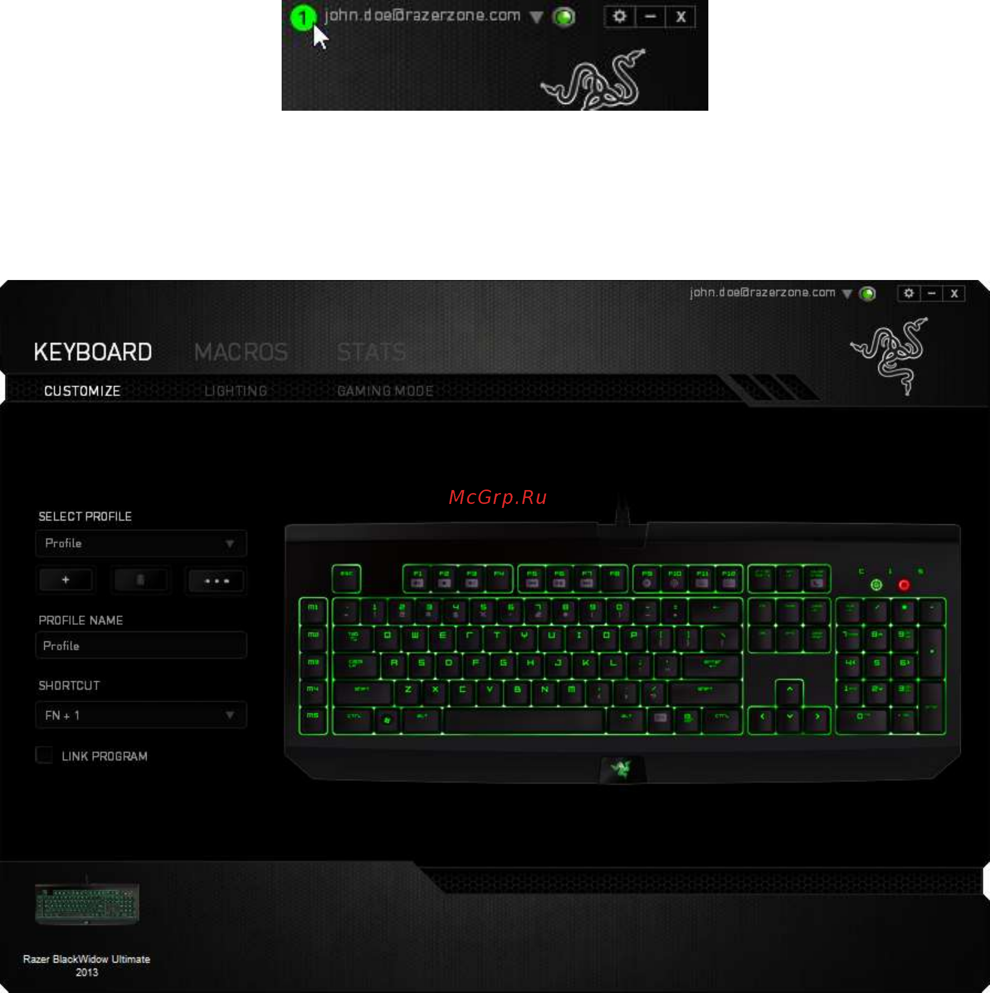 Razer BlackWidow UltimateStealth 2016(RZ0301702200R3R1) [27/36] Статистика и карта кликов