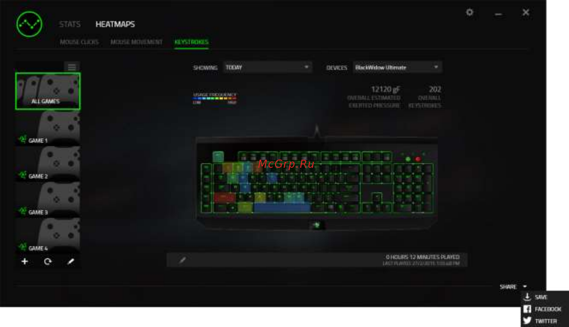 Razer BlackWidow UltimateStealth 2016(RZ0301702200R3R1) Инструкция по эксплуатации онлайн [31/36] 251886